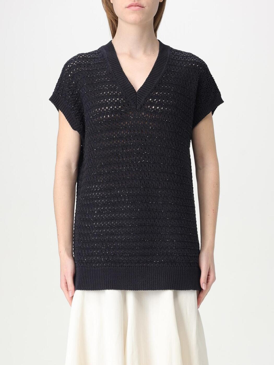 ファビアナ フィリッピ FABIANA FILIPPI セーター ニットウェア レディース ブルー Knitwear MAD275F572L353 Blue 関税 送料無料 2025SS gi|BRANDSHOP「il Tesoro」