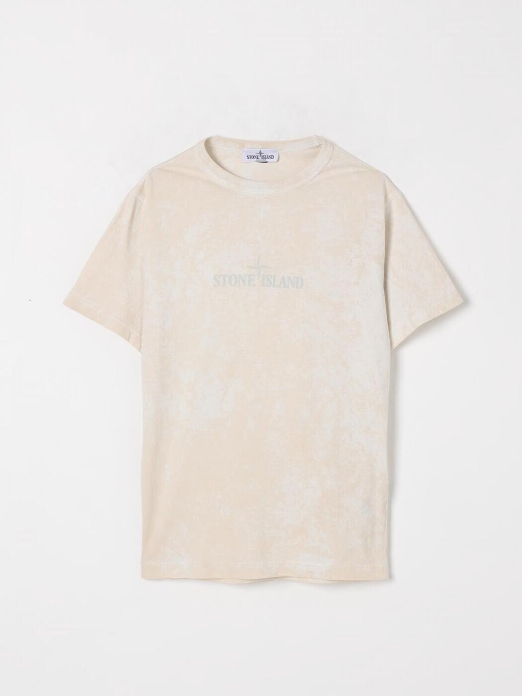 石ころ 島 STONE ISLAND JUNIOR ロング衣袂ティーシャツ ティーシャツ ボーイズ 薄墨色 Long sleeve t-shirts 2100013S0152 関税 貨物輸送無料 2025AW gi