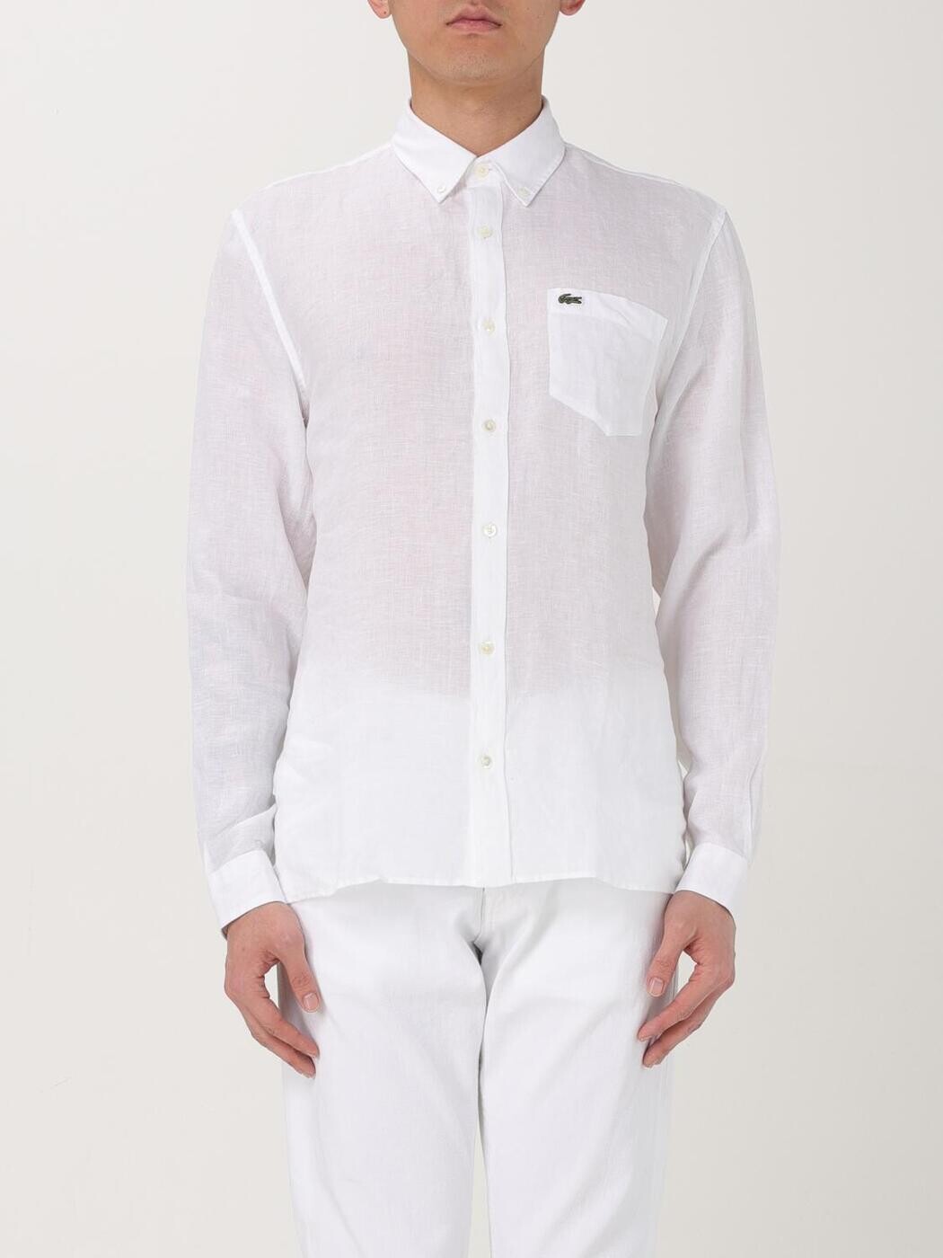 ラコステ LACOSTE シャツ メンズ ホワイト Shirts CH5692 関税 送料無料 2025SS gi