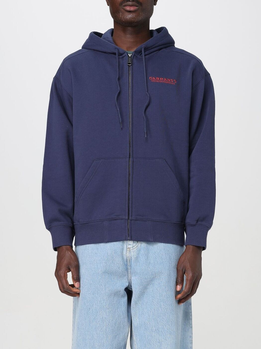 鉄道車両ハート型 ダブリューアイピー CARHARTT WIP トレーナー 調教師 メンズ 青色 Sweatshirts I034414 関税 貨物輸送無料 2025SS gi