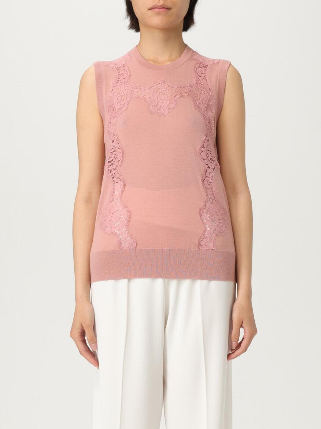 ドルチェ\u0026ガッバーナ DOLCE\u0026GABBANA ティーシャツ トップス レディース サクラ色 T-shirts and tops FXT02TJDVB0 関税 貨物輸送無料 2025SS gi