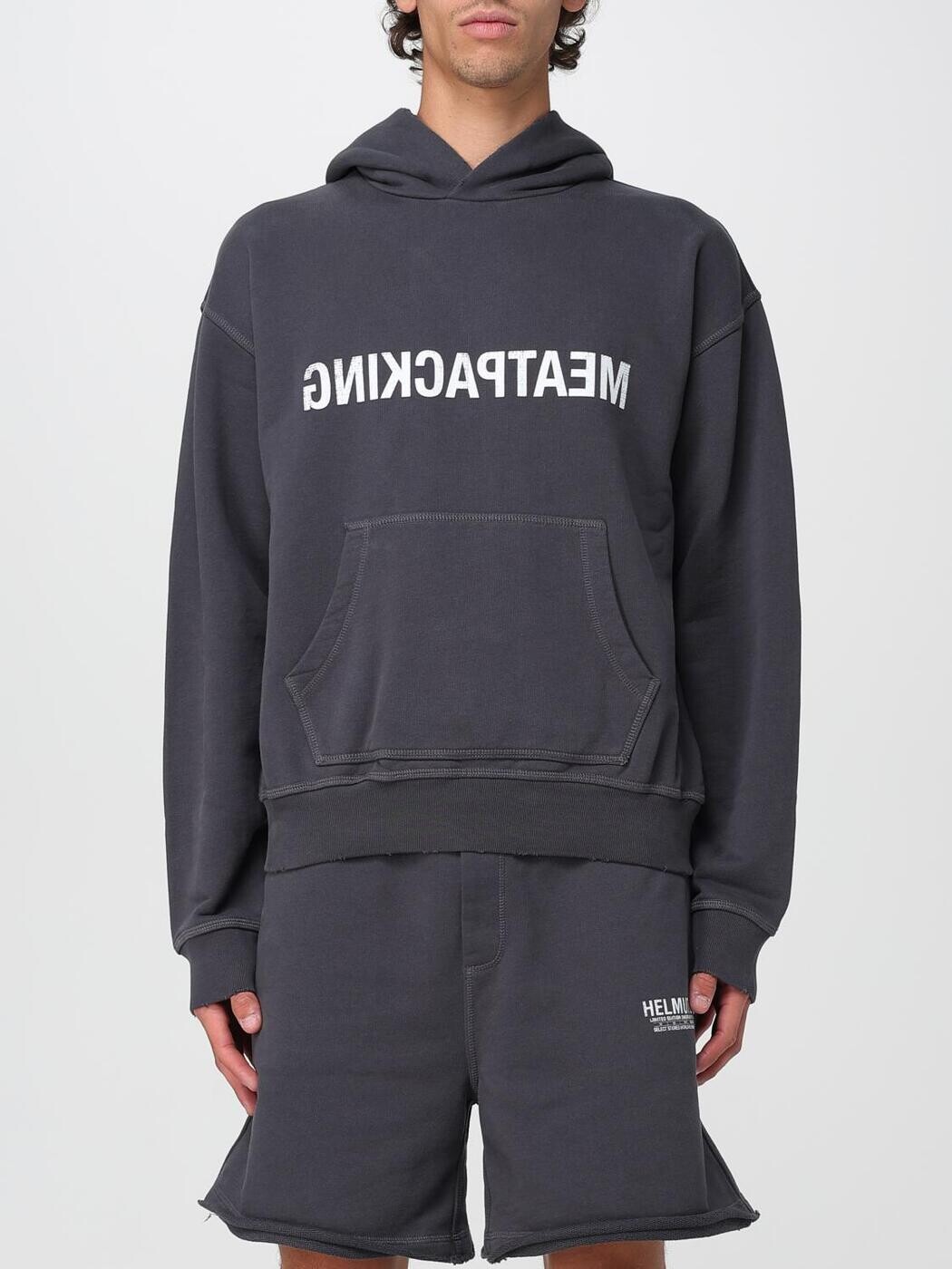 ヘルムートラング HELMUT LANG トレーナー 調教師 メンズ 薄墨色 Sweatshirts O10HM519 関税 貨物輸送無料 2025SS gi