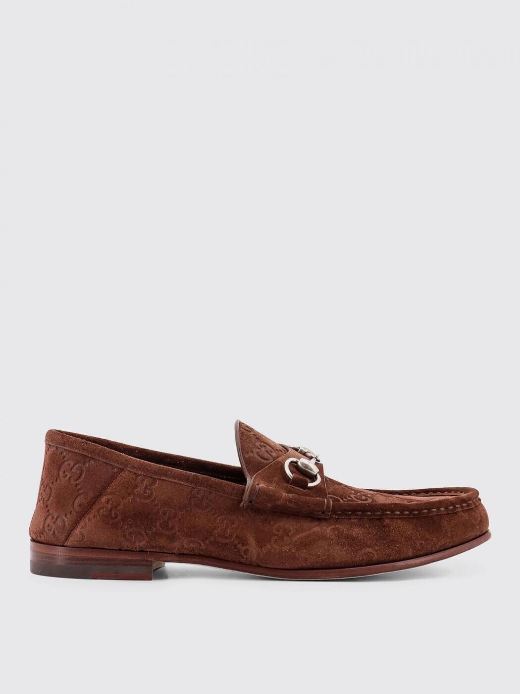 グッチ GUCCI 置き目毛皮 メンズ 赤銅色 Loafers 816185AADWC 関税 貨物輸送無料 2025SS gi