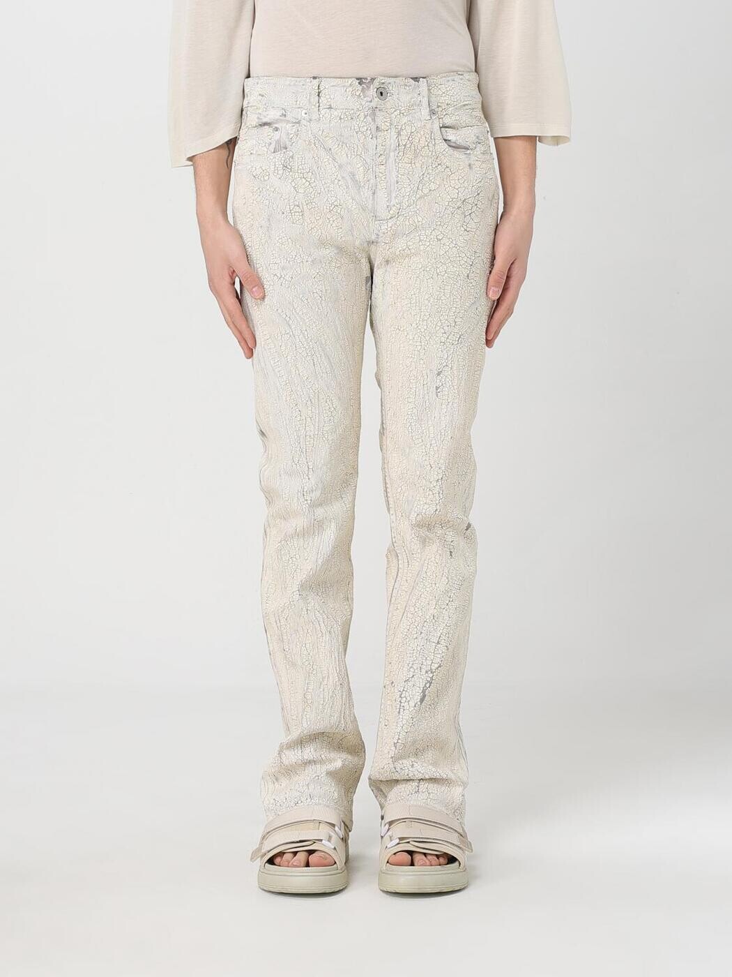 リック オウエンス RICK OWENS ズボン ズボン下 メンズ 白いこと Trousers RR01E5308SMMC 関税 貨物輸送無料 2025SS gi