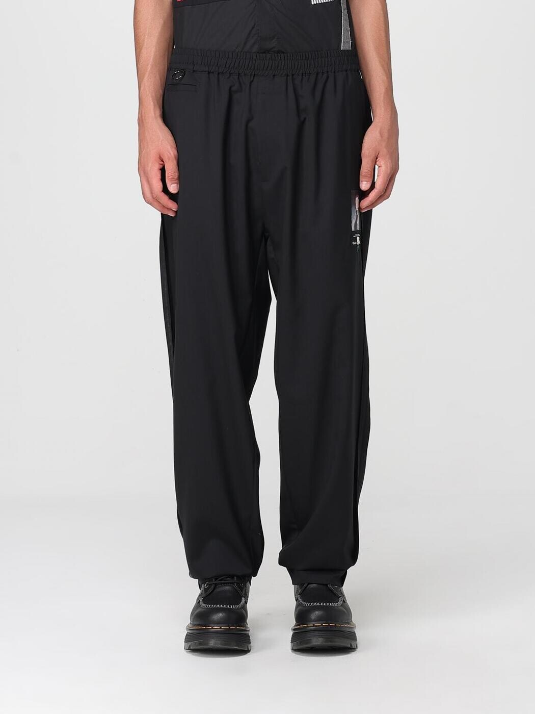 アンダー覆いかぶせる UNDERCOVER ズボン ズボン下 メンズ 黒いこと Trousers UC1E4519 関税 貨物輸送無料 2025SS gi