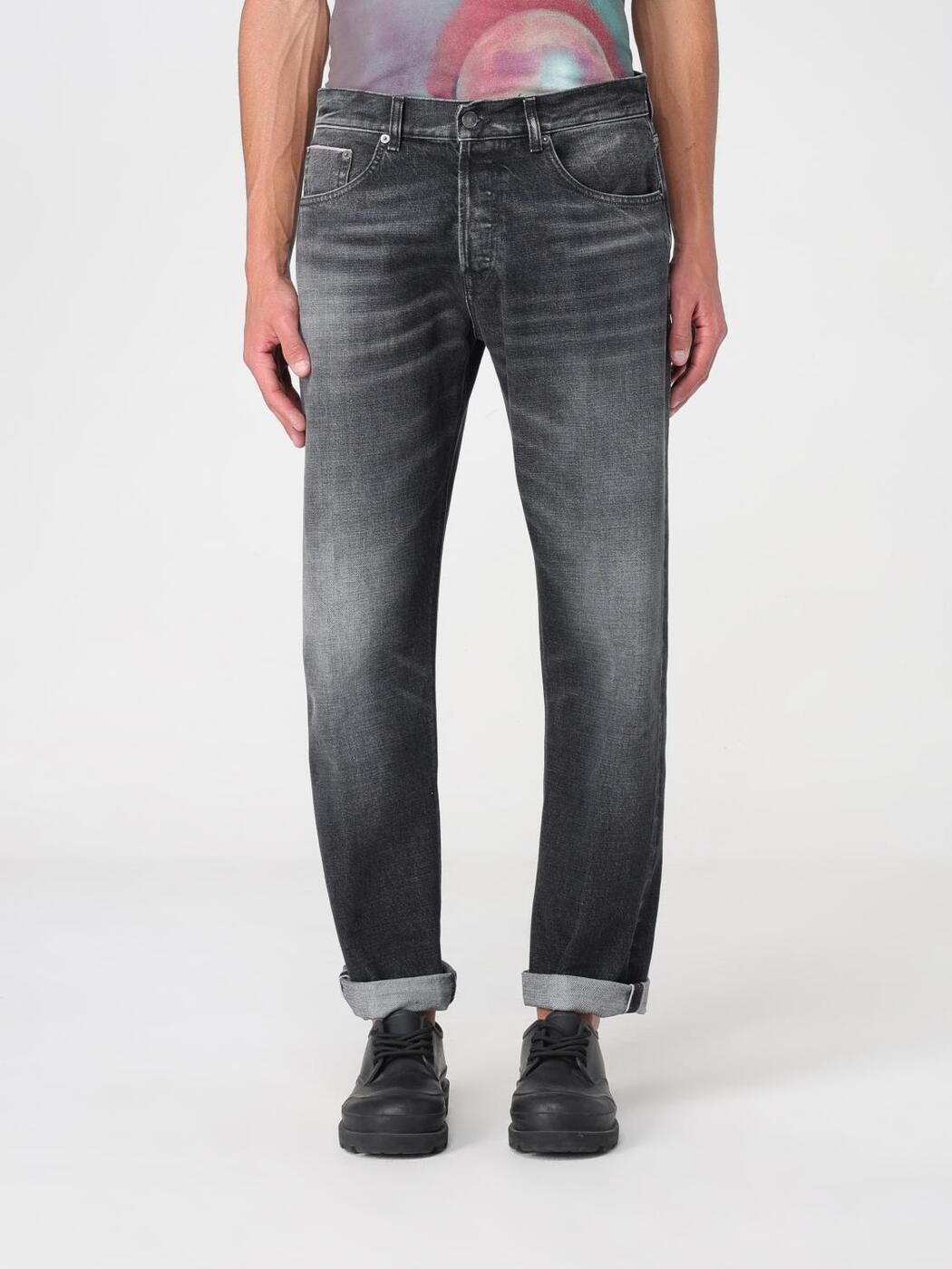 ドンダップ DONDUP ジーンズ メンズ 黒いこと Jeans UP671DF0308ULB7 関税 貨物輸送無料 2025SS gi