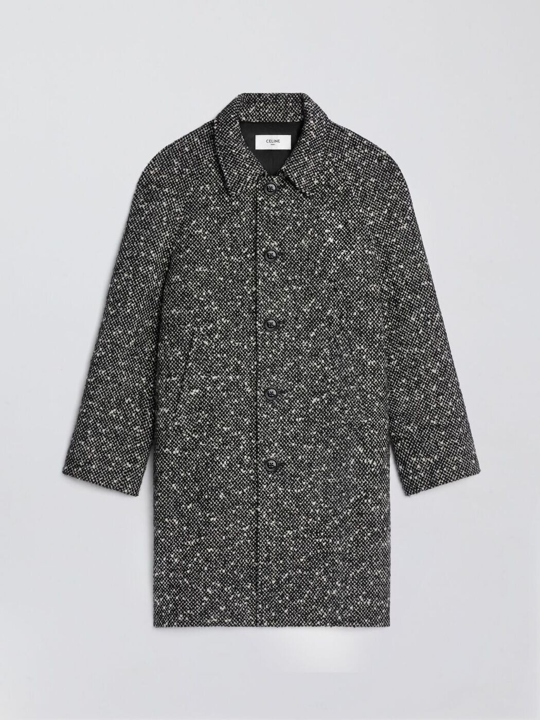 セリーヌ CELINE トレンチ 厚地の外套 メンズ 薄墨色 Coats and Trench 2M27D341Z 関税 貨物輸送無料 2025AW gi