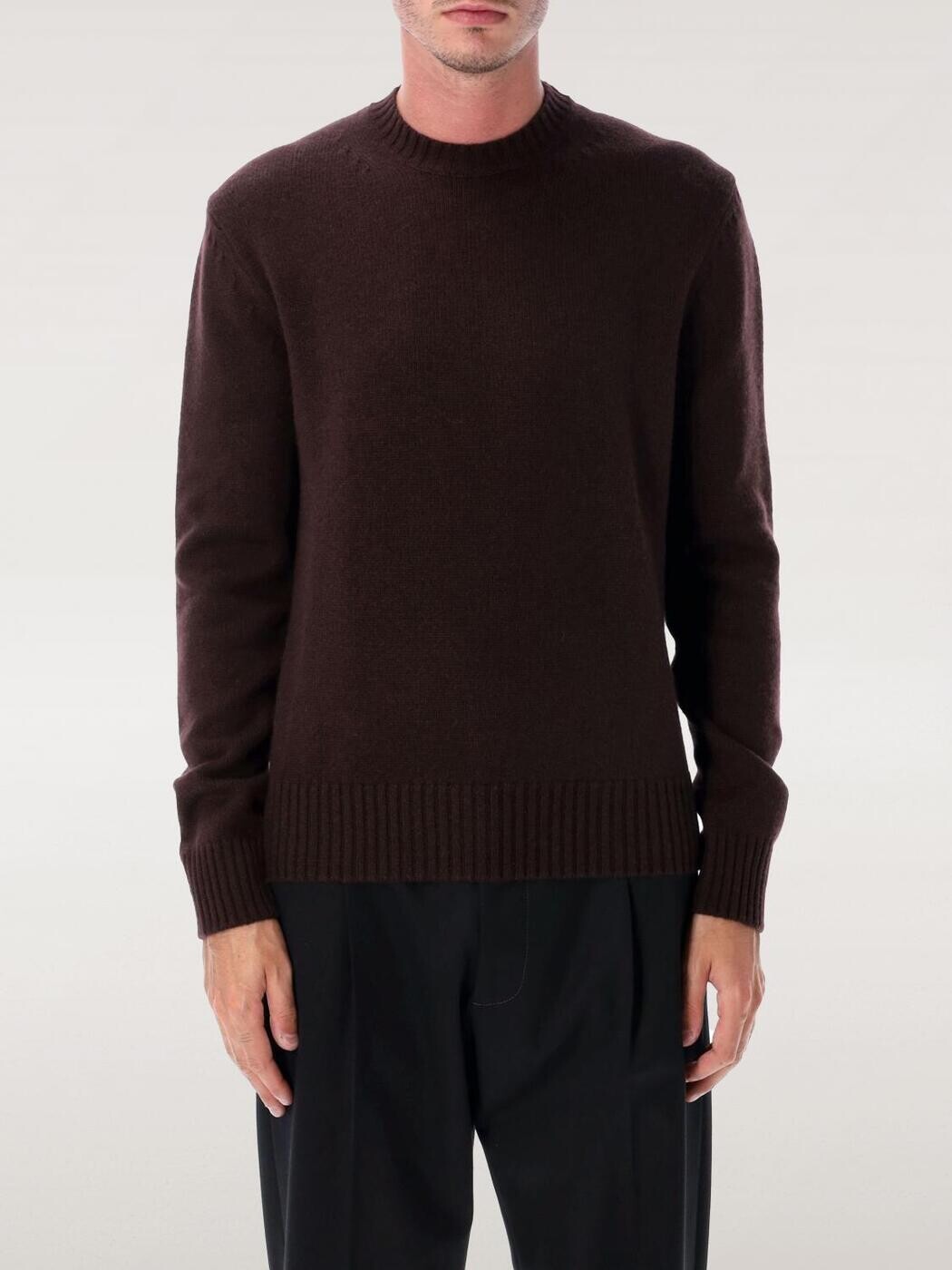 トム ジェラルド・r・フォード TOM FORD ティーシャツ 編み物御召しもの メンズ 赤銅色 Knitwear KCL048YMK064 関税 貨物輸送無料 2025AW gi