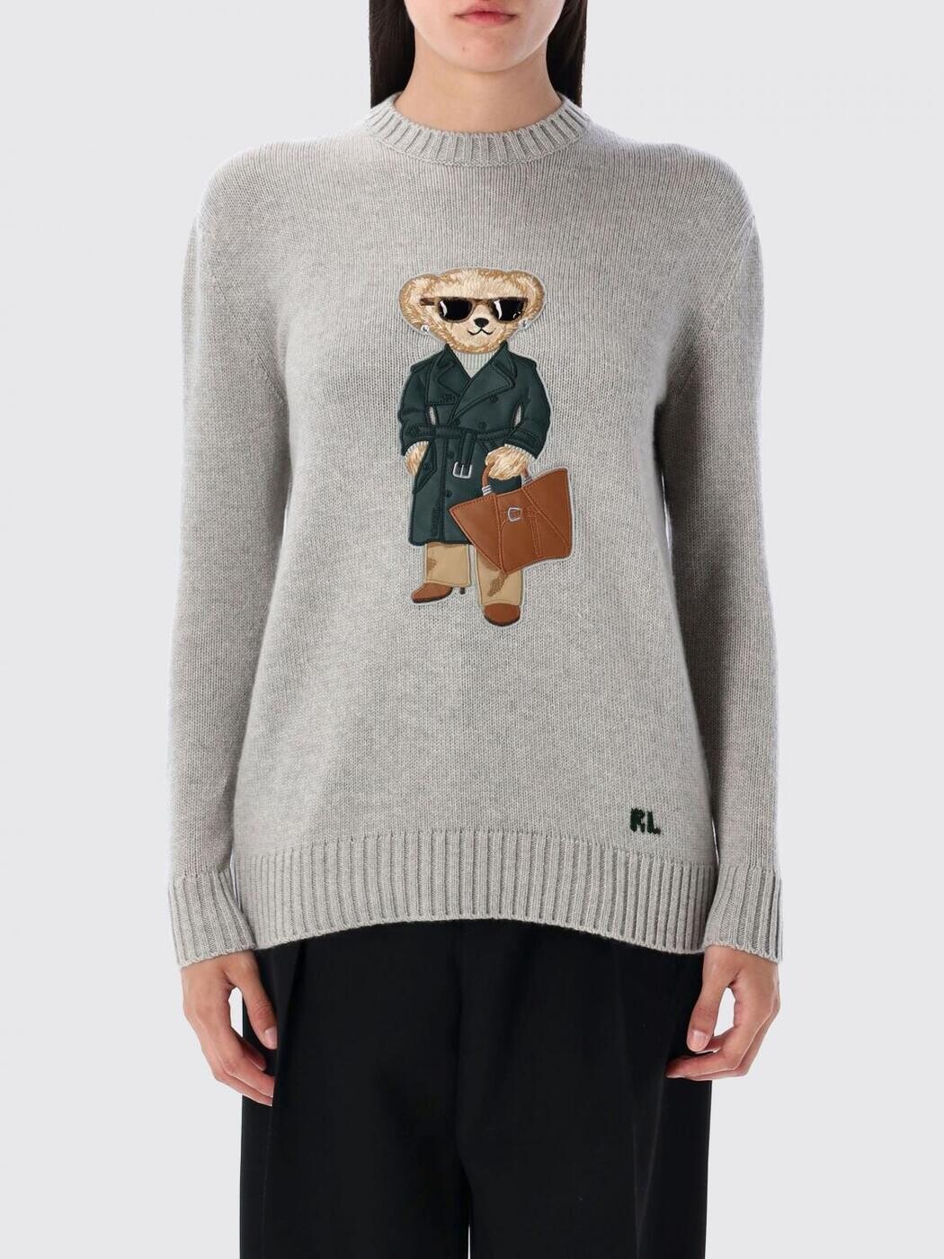 ラルフローレン POLO RALPH LAUREN スウェーター 編み物お召しもの レディース 薄墨色 Knitwear 290981645 関税 貨物輸送無料 2025AW gi