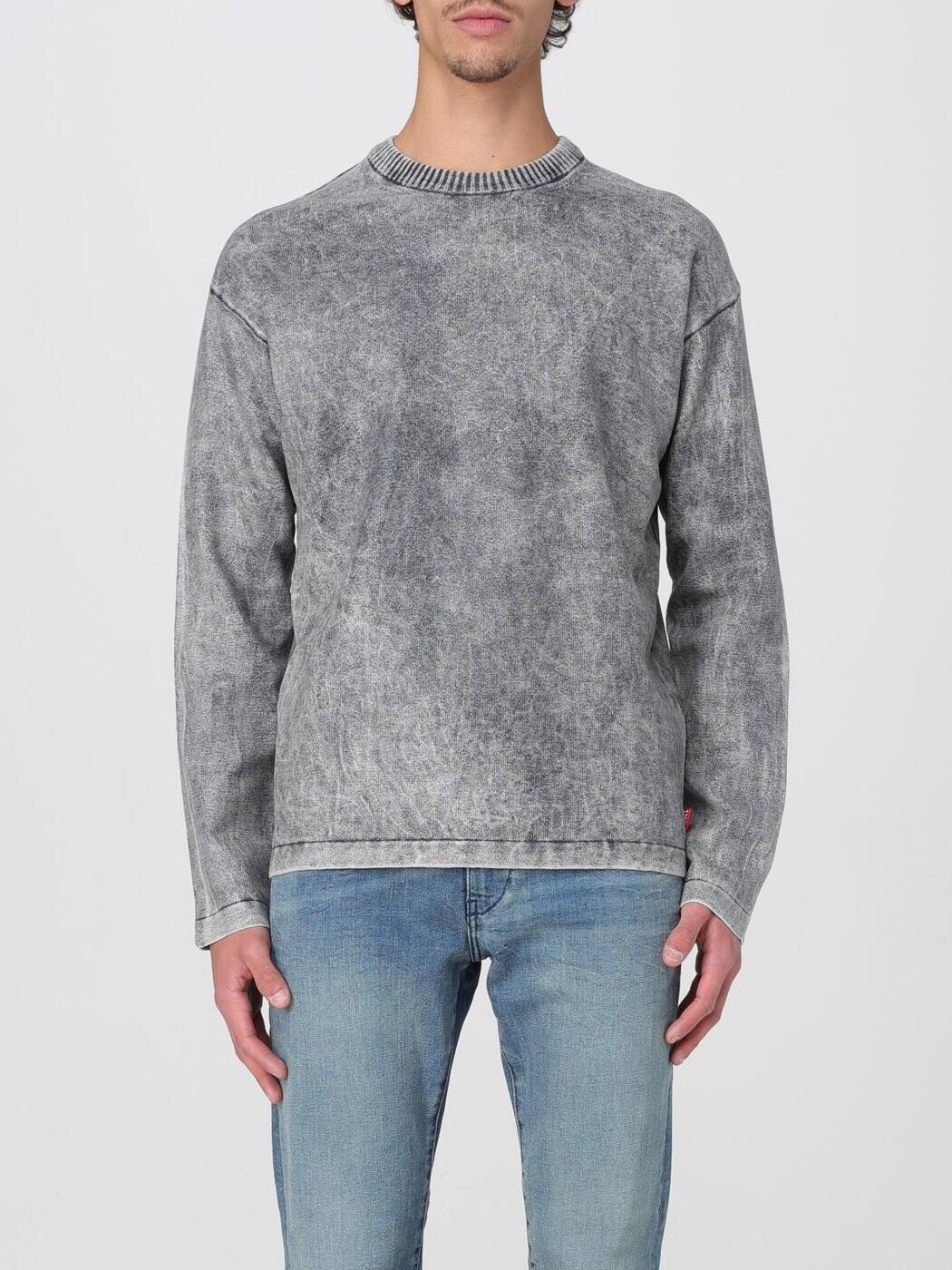 ディーゼル DIESEL トレーナー 調教師 メンズ 薄墨色 Sweatshirts A192260AFBU 関税 貨物輸送無料 2025SS gi