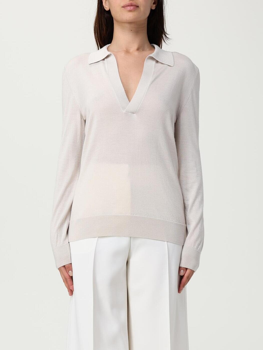 ブリオーニ BRIONI スポーツシャツ レディース ベージュ Polo UMQE0LP1K82 関税 貨物輸送無料 2025SS gi
