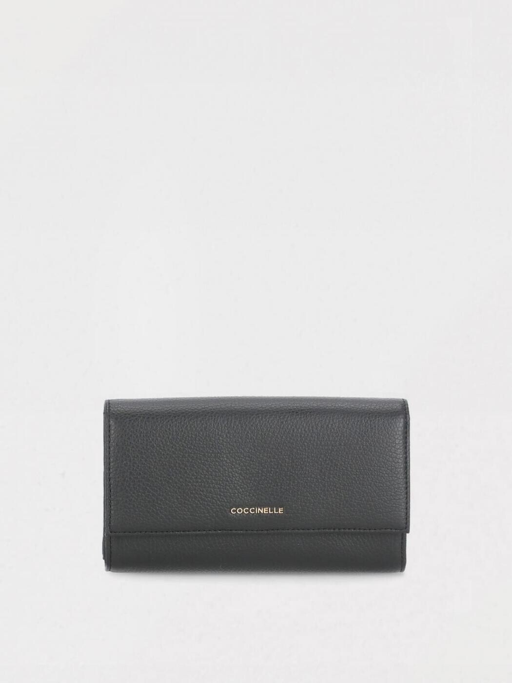 コチネレ COCCINELLE 歌留多保持者 紙入れ レディース 黒いこと Wallets and Card Holders E2MW5118501 Black 関税 貨物輸送無料 2025SS gi