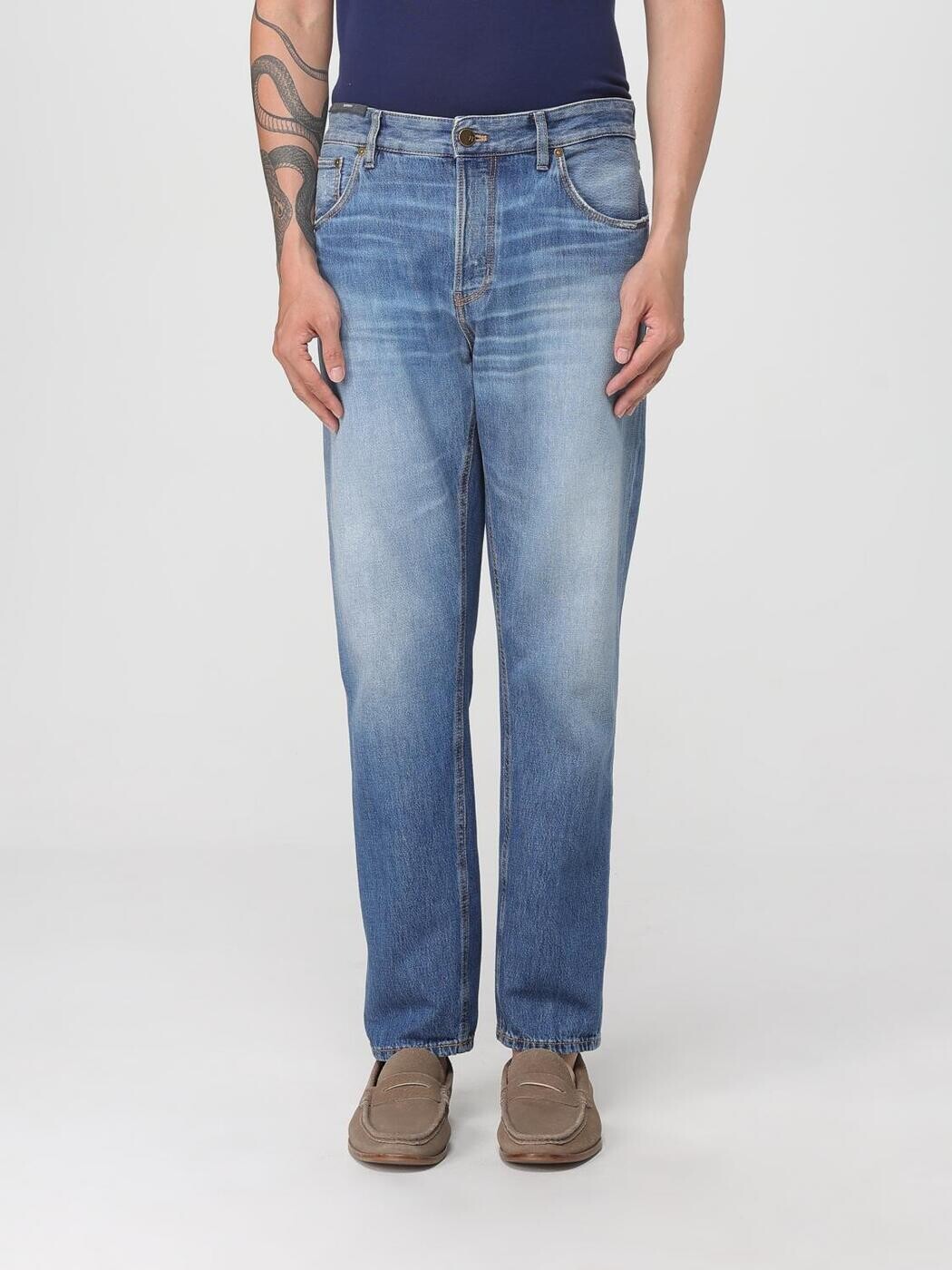 ピーティー トリノ PT TORINO ジーンズ メンズ 青み Jeans C5TP05B0CA5620 関税 貨物輸送無料 2025SS gi