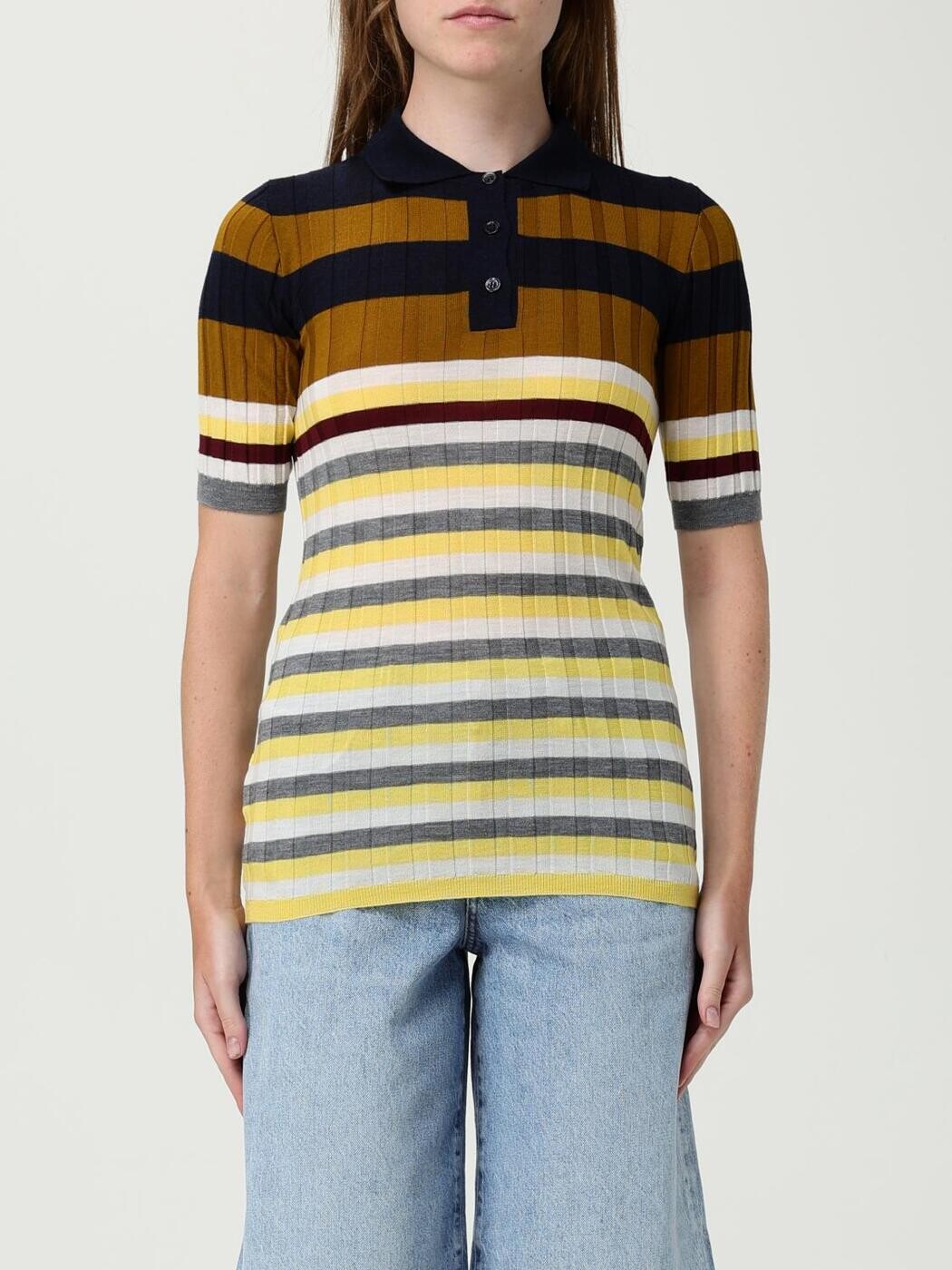 マルニ MARNI スポーツシャツ レディース マルチ色合い Polo POMD0055EQUFW537 関税 貨物輸送無料 2025AW gi