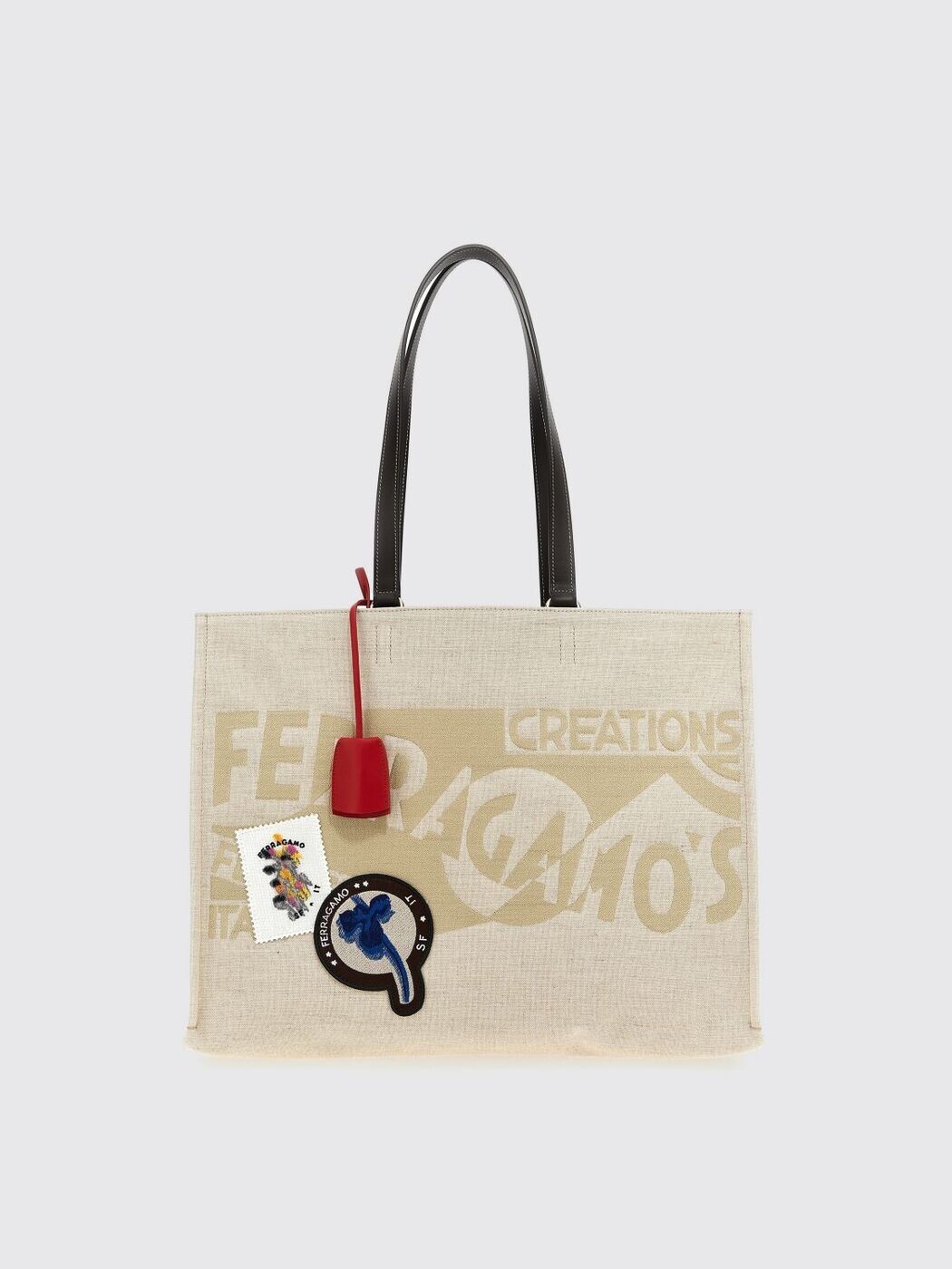 フェラガモ FERRAGAMO トートバッグ レディース ベージュ Tote bags 780199 関税 送料無料 2025SS gi