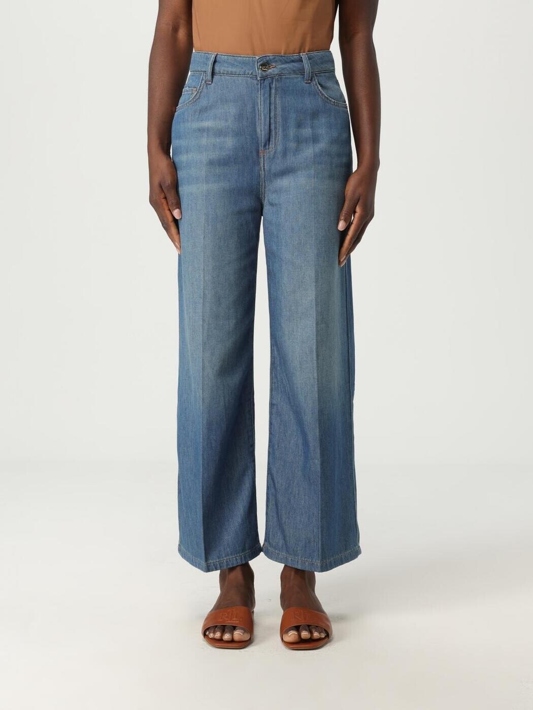 カオス KAOS デニム レディース ブルー Jeans RP6MG001 Denim 関税 送料無料 2025SS gi|BRANDSHOP「il Tesoro」