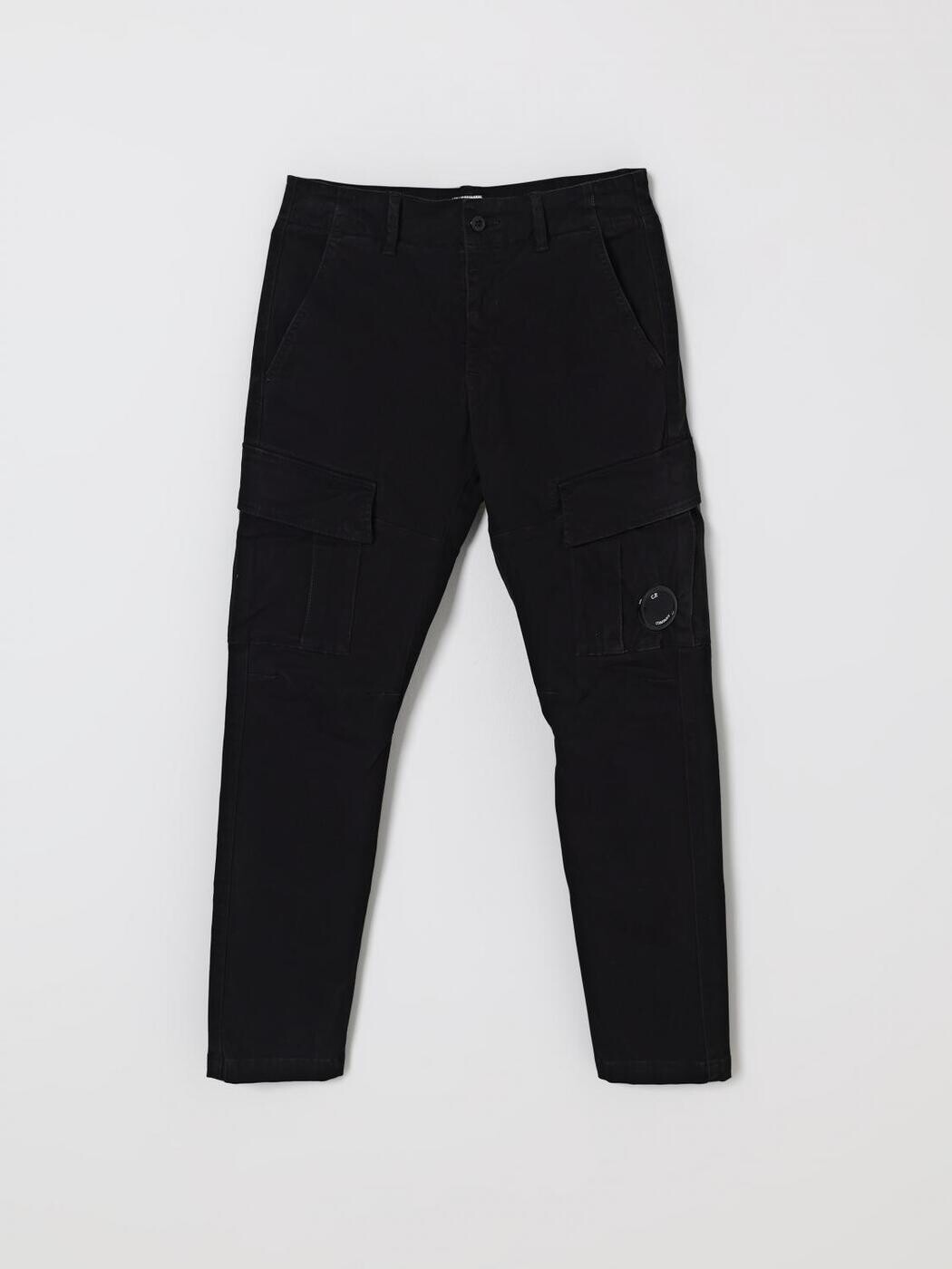 シーピーカンパニー C.P. COMPANY ズボン下 ボーイズ 黒いこと Cargo trousers COP004LRC06 関税 貨物輸送無料 2025AW gi