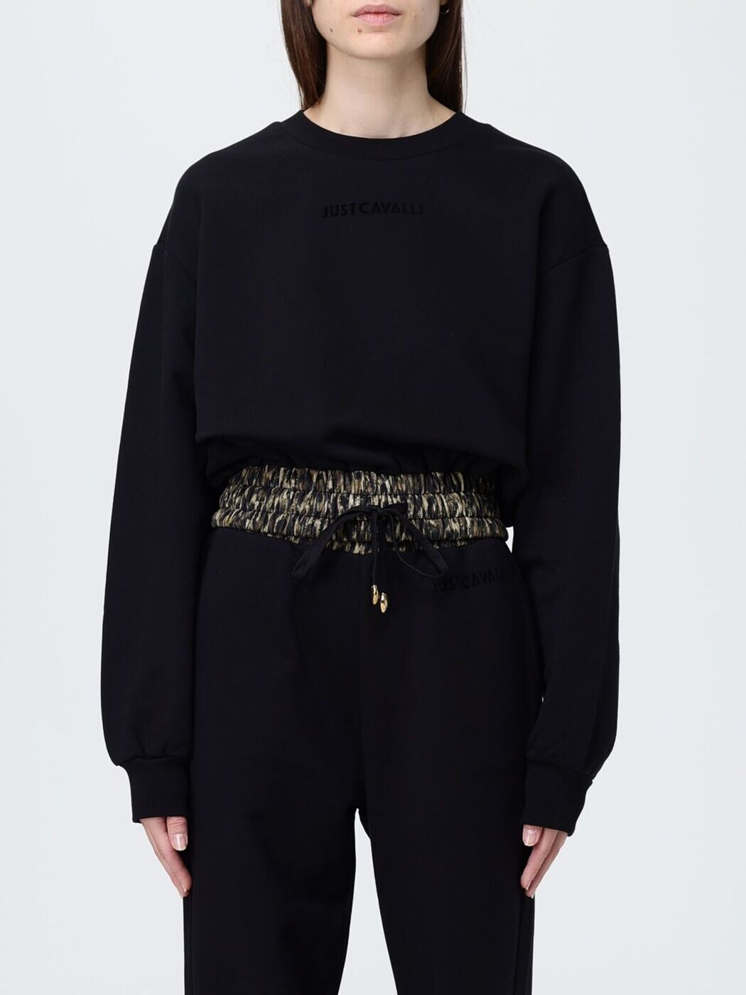 ジャスト カヴァリ JUST CAVALLI 調教師 レディース 緑であること Sweatshirts 79PAIE20CF100 関税 貨物輸送無料 2025AW gi