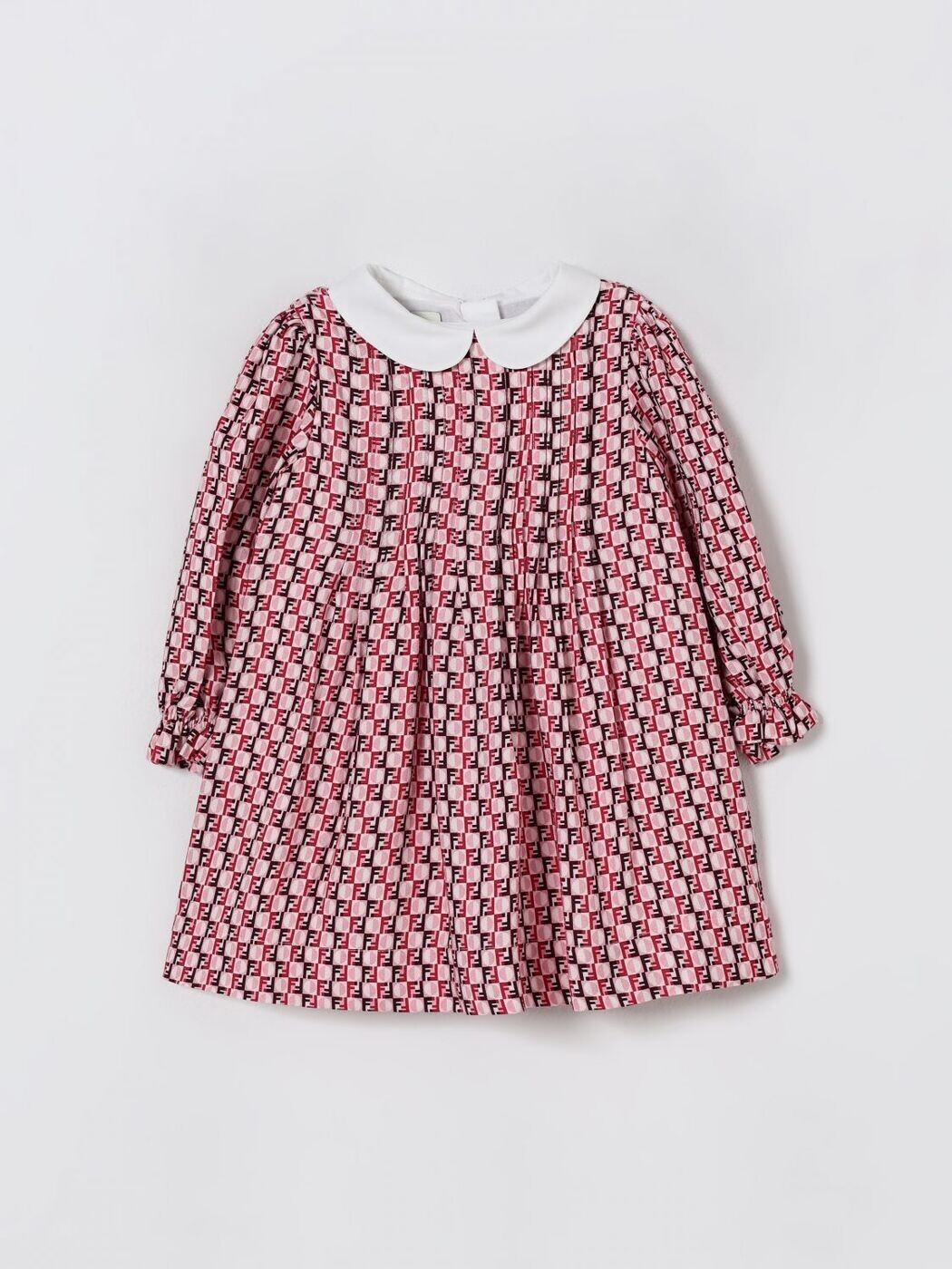 FENDI FENDI ロング御召しもの 御召しもの ガールズ さくら色 Long dresses BFB573AYMG 関税 貨物輸送無料 2025AW gi