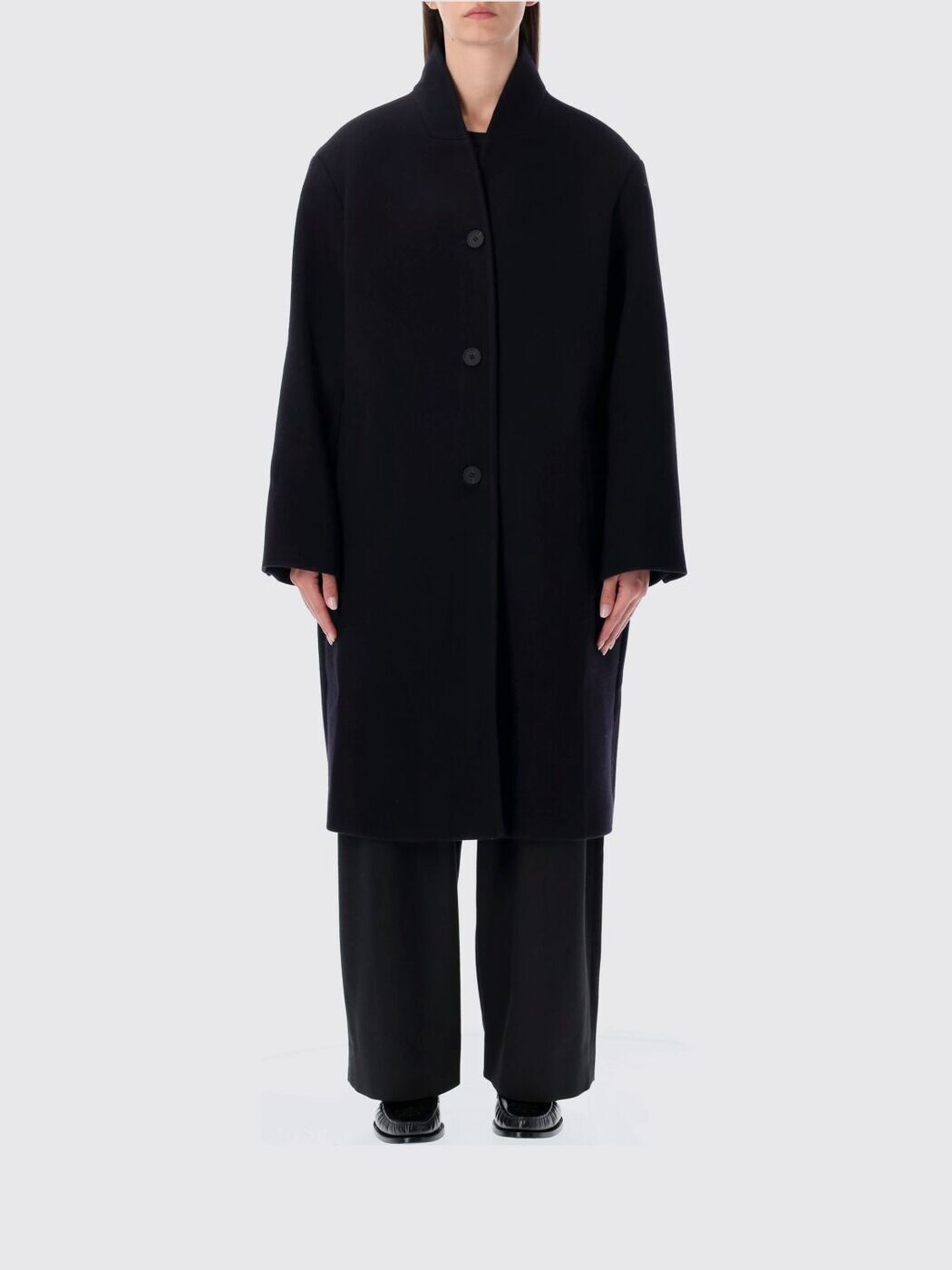 制作室 ニコルソン STUDIO NICHOLSON トレンチコート 厚地の外套 レディース 青色 Coats and trench coats MORRO1664 関税 貨物輸送無料 2025AW gi