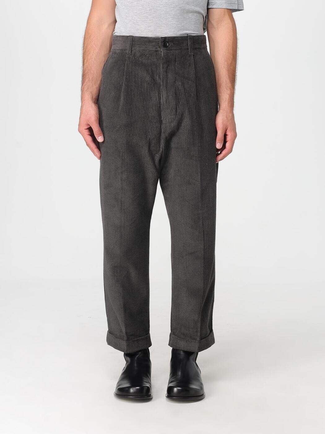 アミ パリス AMI PARIS ズボン パンツ メンズ グレー Trousers H25HTR121CO0131020 Grey 関税 送料無料 2025AW gi｜BRANDSHOP「il Tesoro」