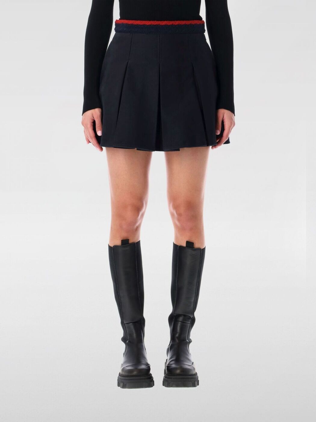 モンク軌跡 MONCLER スコート レディース 青色 Skirts 2D000045980P 関税 貨物輸送無料 2025AW gi レディースファッション-ボトムス-スカート