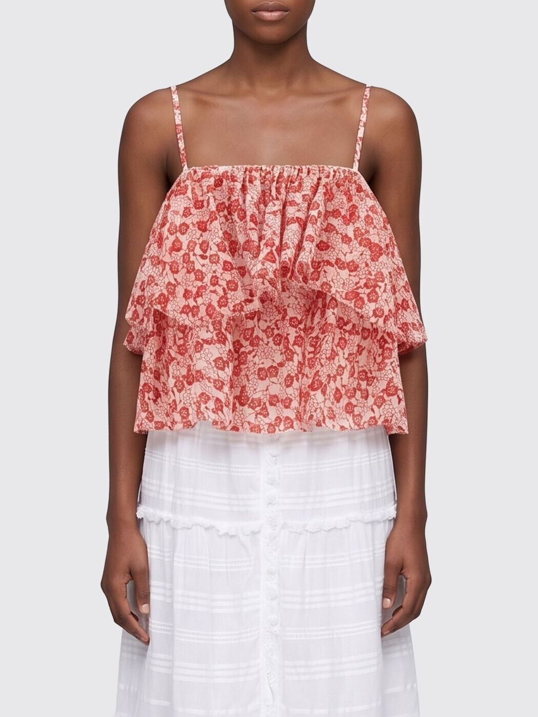 イザ呼びりん マラン はやりっ児 ISABEL MARANT ETOILE プルオーバー トップス レディース 赤いこと T-shirts and tops HT0845FAD1J15E 関税 貨物輸送無料 2026SS gi