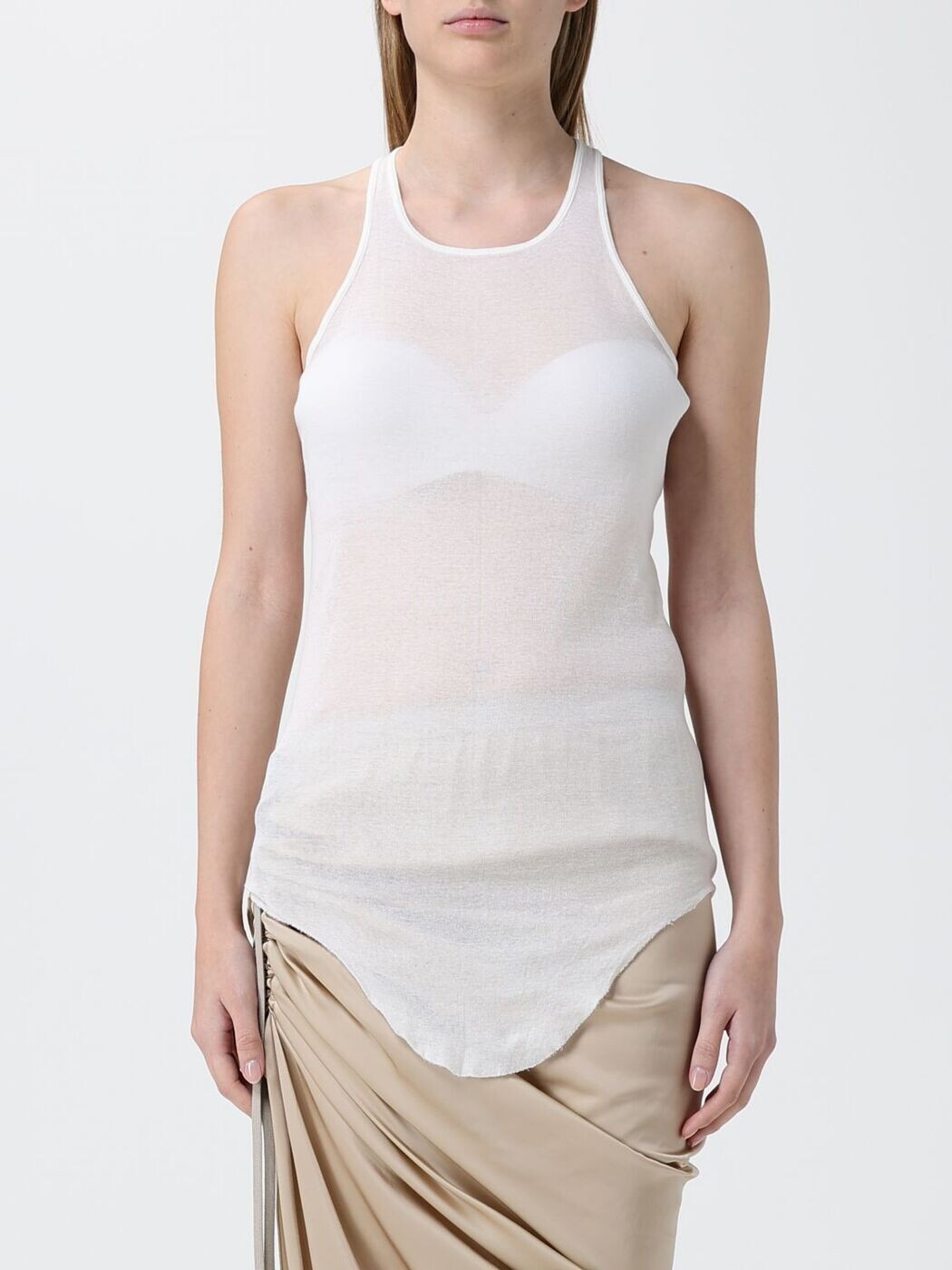 リック オウエンス RICK OWENS プルオーバー トップス レディース 白いこと T-shirts and tops RP01F6101MR 関税 貨物輸送無料 2026SS gi