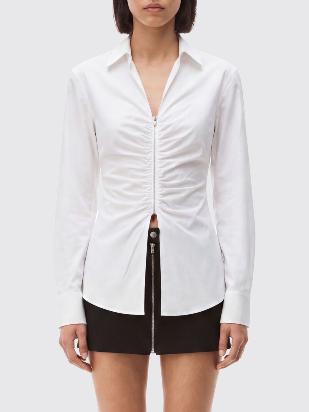 アレキサンダーワン ALEXANDER WANG シャツ レディース ホワイト Shirts 1WC2261304 White 関税 送料無料 2026SS gi｜BRANDSHOP「il Tesoro」