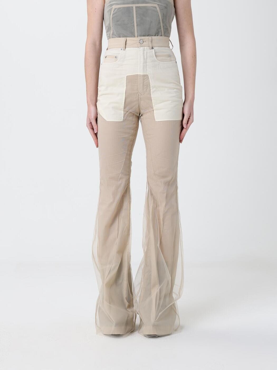 リック オウエンス RICK OWENS ズボン パンツ レディース ベージュ Trousers RO01F6329TUCV1 Beige 関税 送料無料 2026SS gi｜BRANDSHOP「il Tesoro」