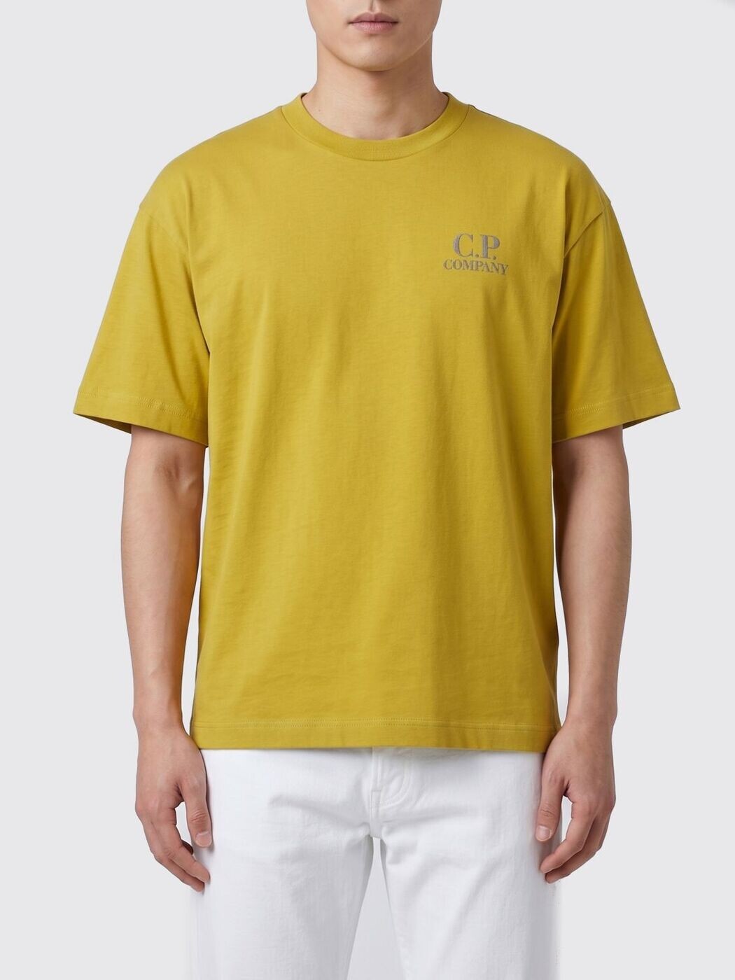 シーピー 貴社 CP COMPANY プルオーバー メンズ T-shirts 20CMTS086A005100W 関税 貨物輸送無料 2026SS gi