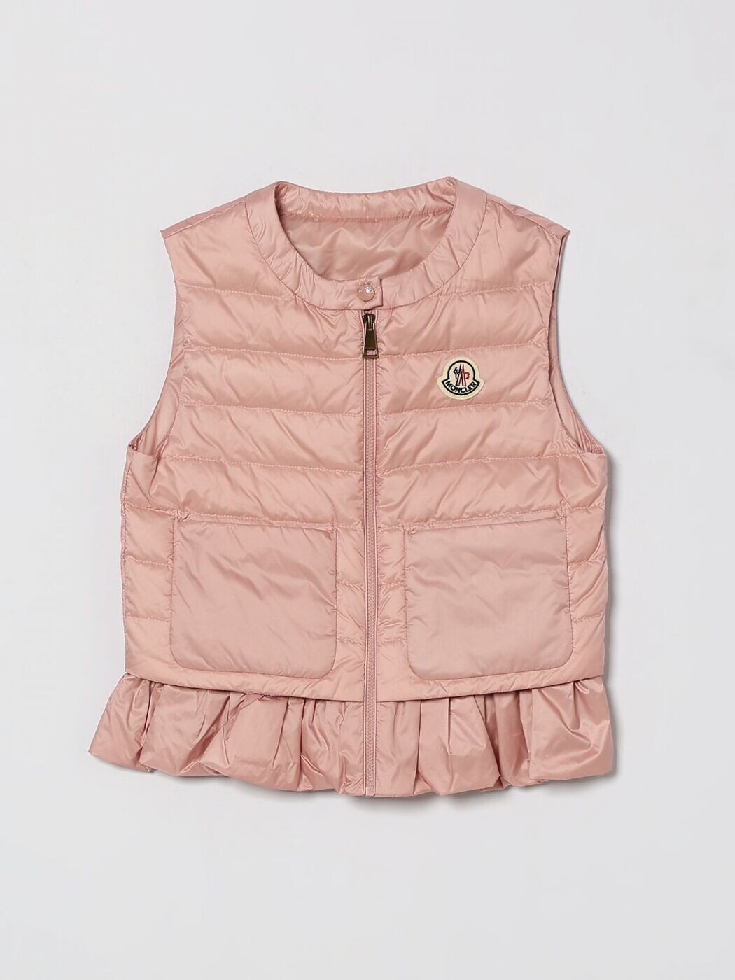 モンク軌跡 MONCLER ジレ より良い ガールズ さくら色 Gilet 1A00104597R0 関税 貨物輸送無料 2026SS gi