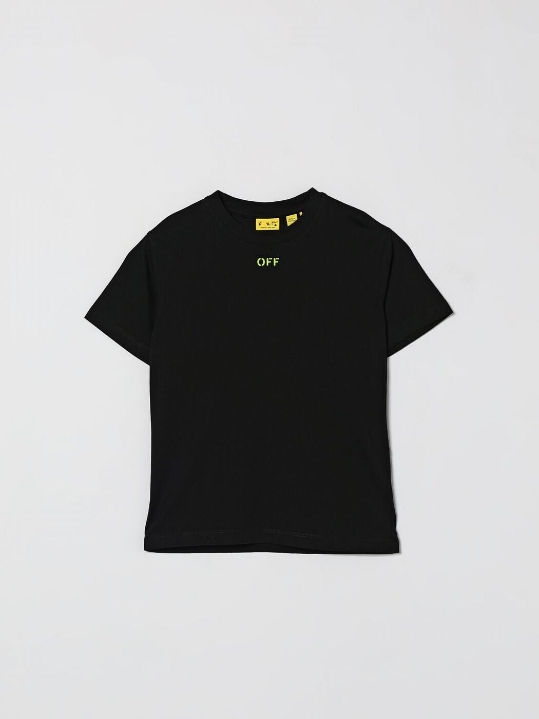 オフ 白いこと OFF-WHITE ロング衣袂ティーシャツ ティーシャツ ボーイズ 黒いこと Long sleeve t-shirts 44BAA002S26J004 関税 貨物輸送無料 2026SS gi