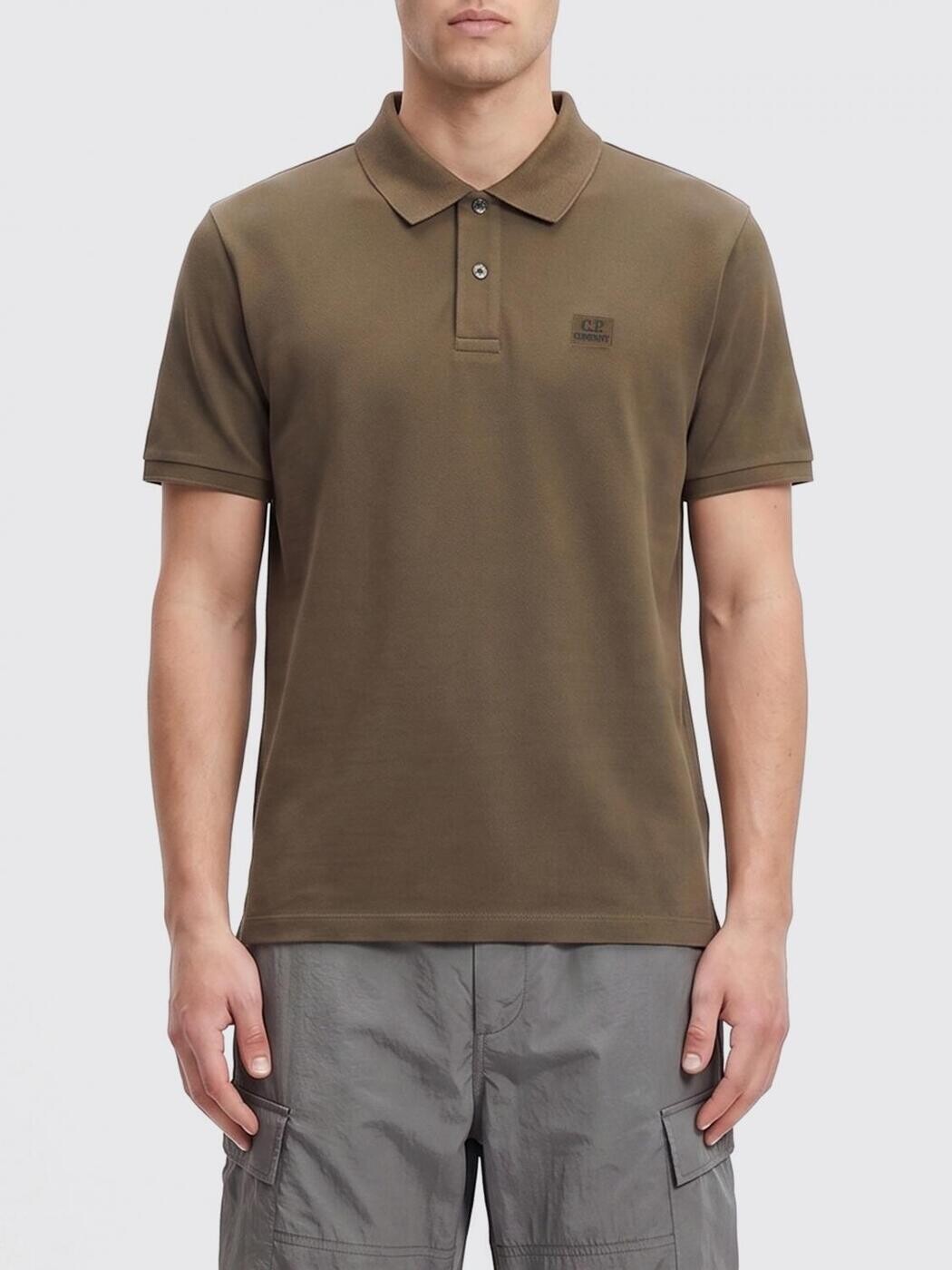 シーピー 貴社 CP COMPANY スポーツシャツ メンズ 緑であること Polo shirts RCCMPL721A005263W 関税 貨物輸送無料 2026SS gi