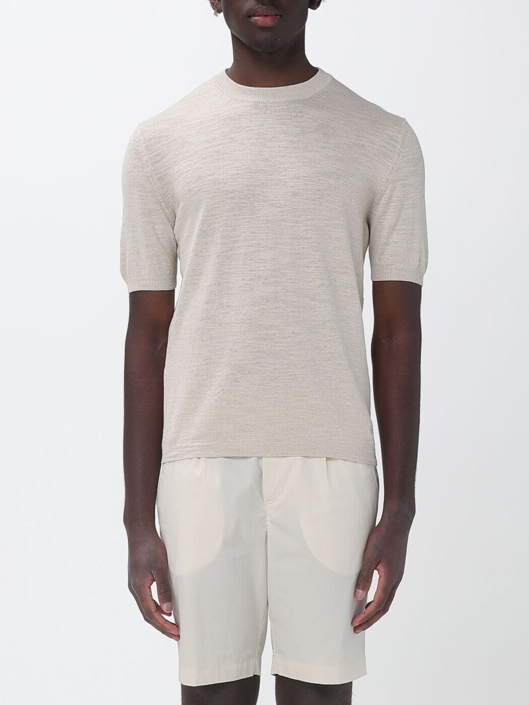 ブルックス活動の領域 BROOKSFIELD プルオーバー 編み物御召しもの メンズ ベージュ Knitwear 203C.D018 Beige 関税 貨物輸送無料 2026SS gi