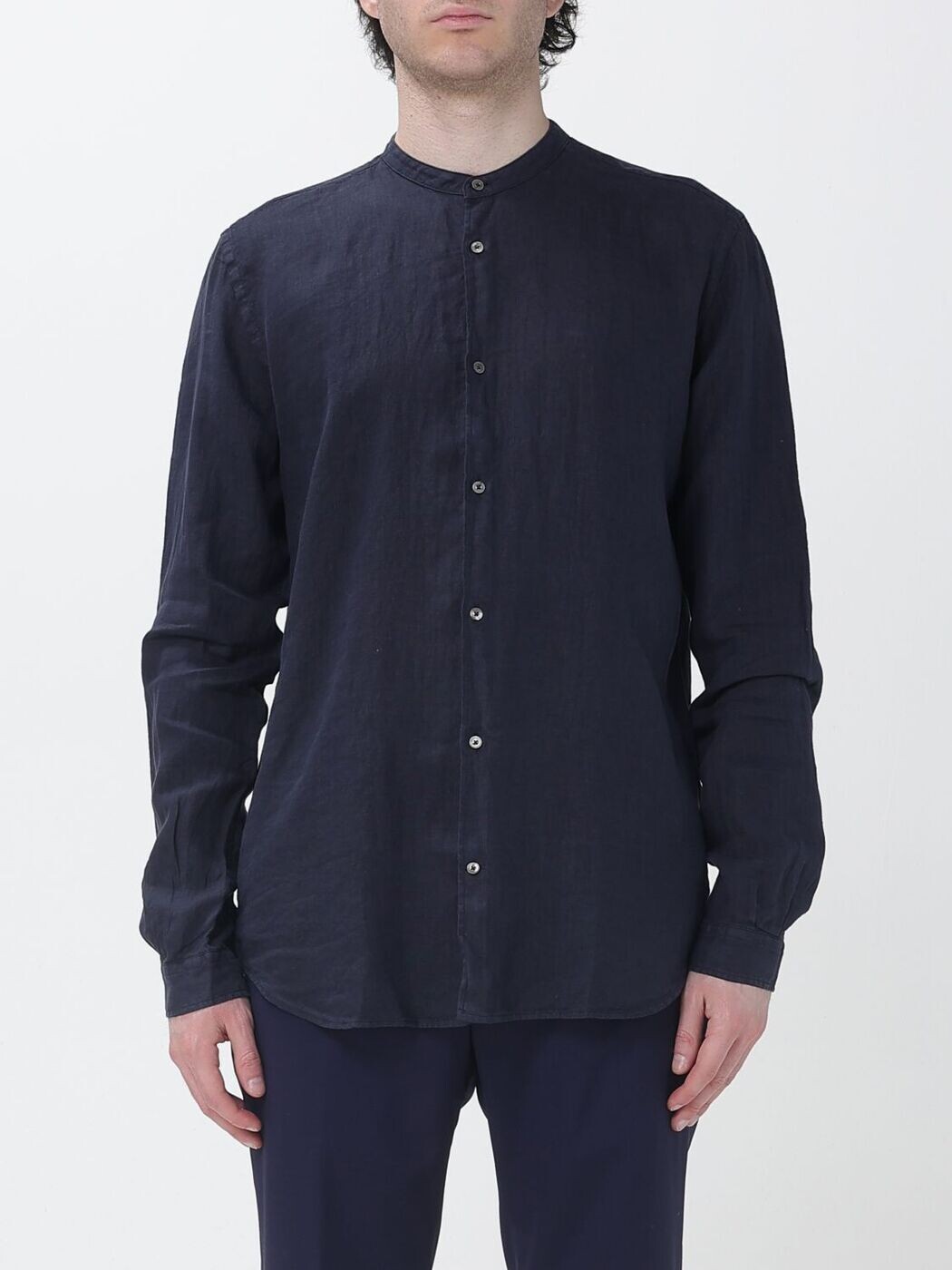 ブルックスフィールド BROOKSFIELD シャツ メンズ ネイビー Shirts 202A.S069 関税 送料無料 2026SS gi
