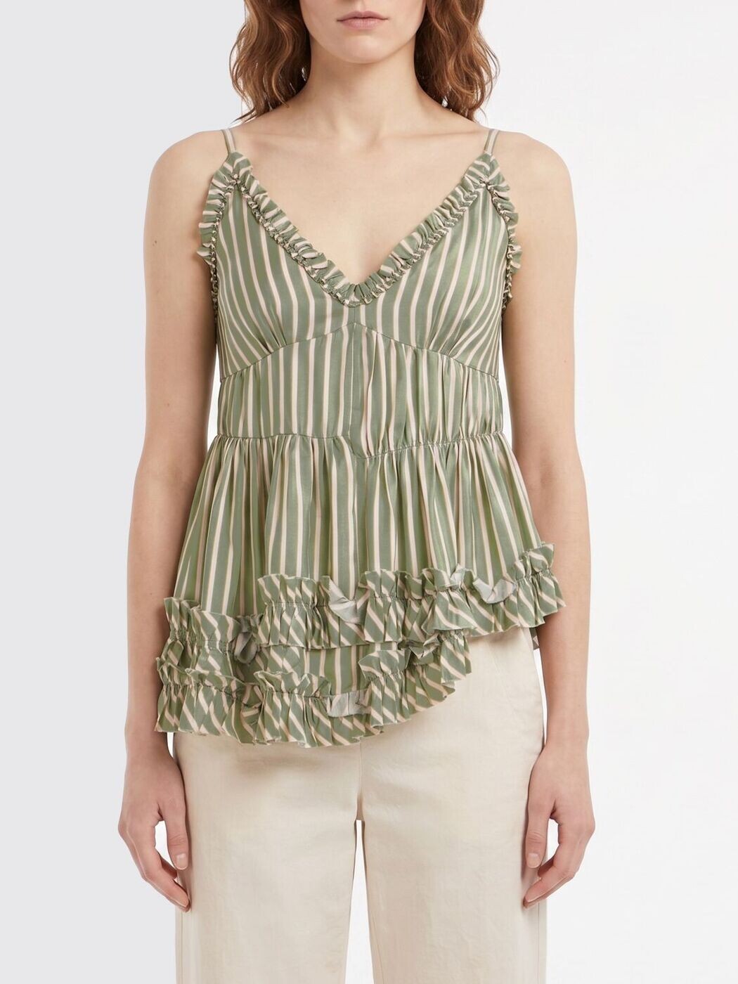 ド木鼠 キャラバン ノッテン DRIES VAN NOTEN ティーシャツ トップス レディース 緑であること T-shirts and tops 2610107343274 関税 貨物輸送無料 2026SS gi