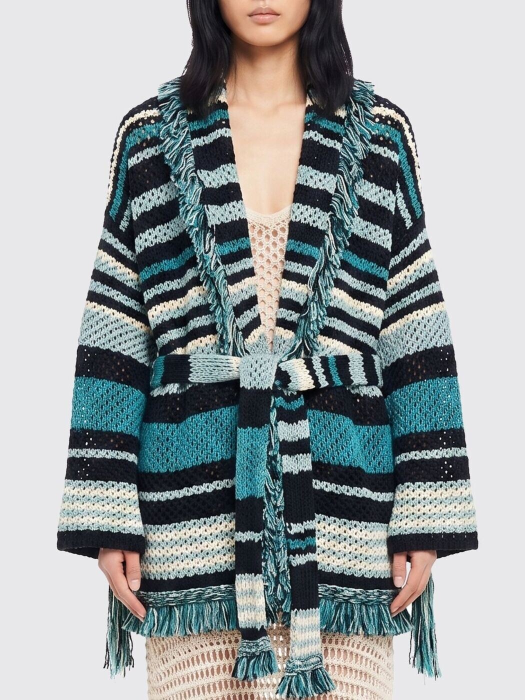 アラヌイ ALANUI プルオーバー 編み物御召しもの レディース マルチ色つや Knitwear LWHB064R26KNI012 関税 貨物輸送無料 2026SS gi