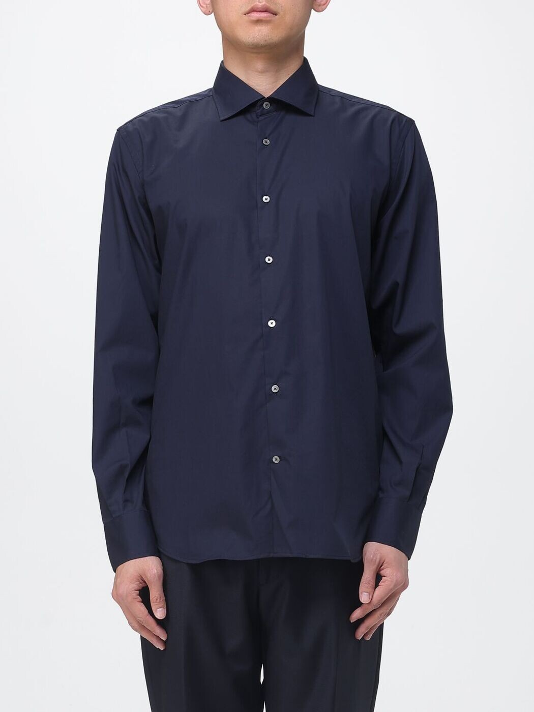 ブルックスフィールド BROOKSFIELD シャツ メンズ ブルー Shirts 202A.R047 関税 送料無料 2026SS gi