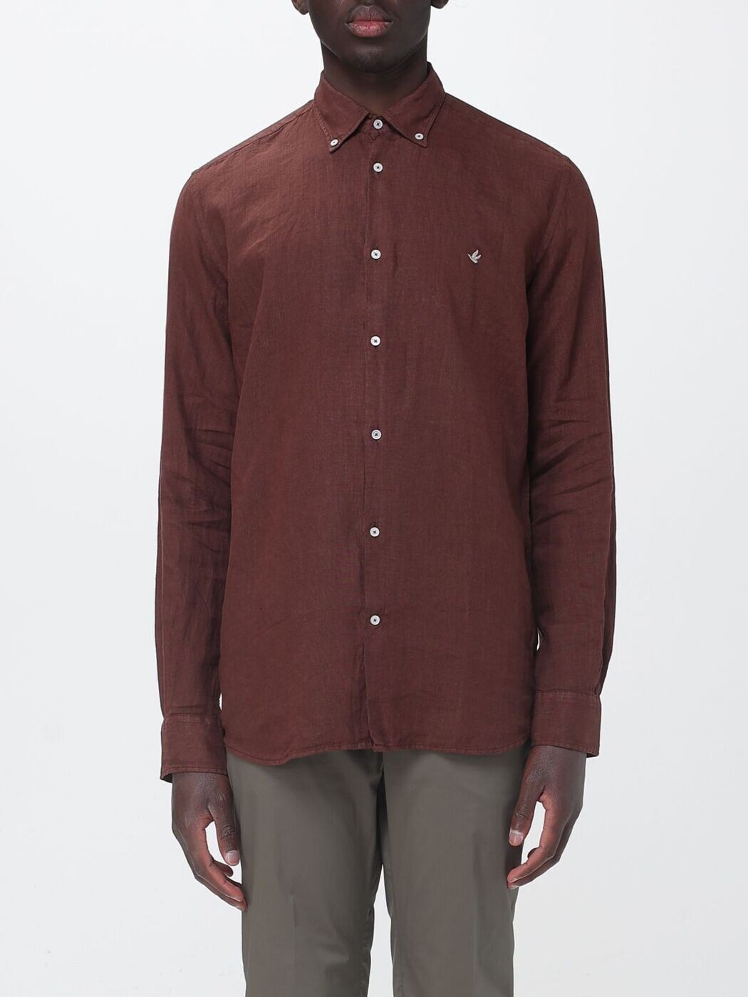 ブルックスフィールド BROOKSFIELD シャツ メンズ ブラウン Shirts 202A.S076 関税 送料無料 2026SS gi