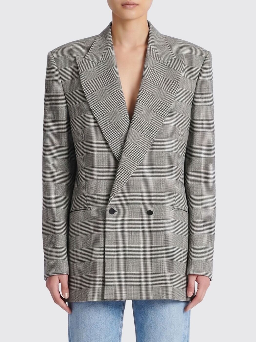 バルマン BALMAIN 背広上衣 背広 上衣 レディース 黒いこと Suit Jackets GF1SI660WD31 関税 貨物輸送無料 2026SS gi