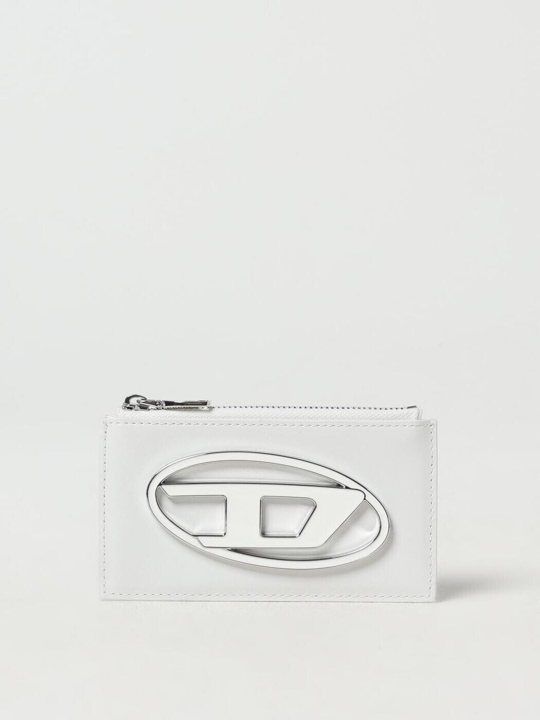 ディーゼル DIESEL 歌留多保持者 紙入れ レディース 白いこと Wallets and Card Holders X10270PR818 関税 貨物輸送無料 2025AW gi