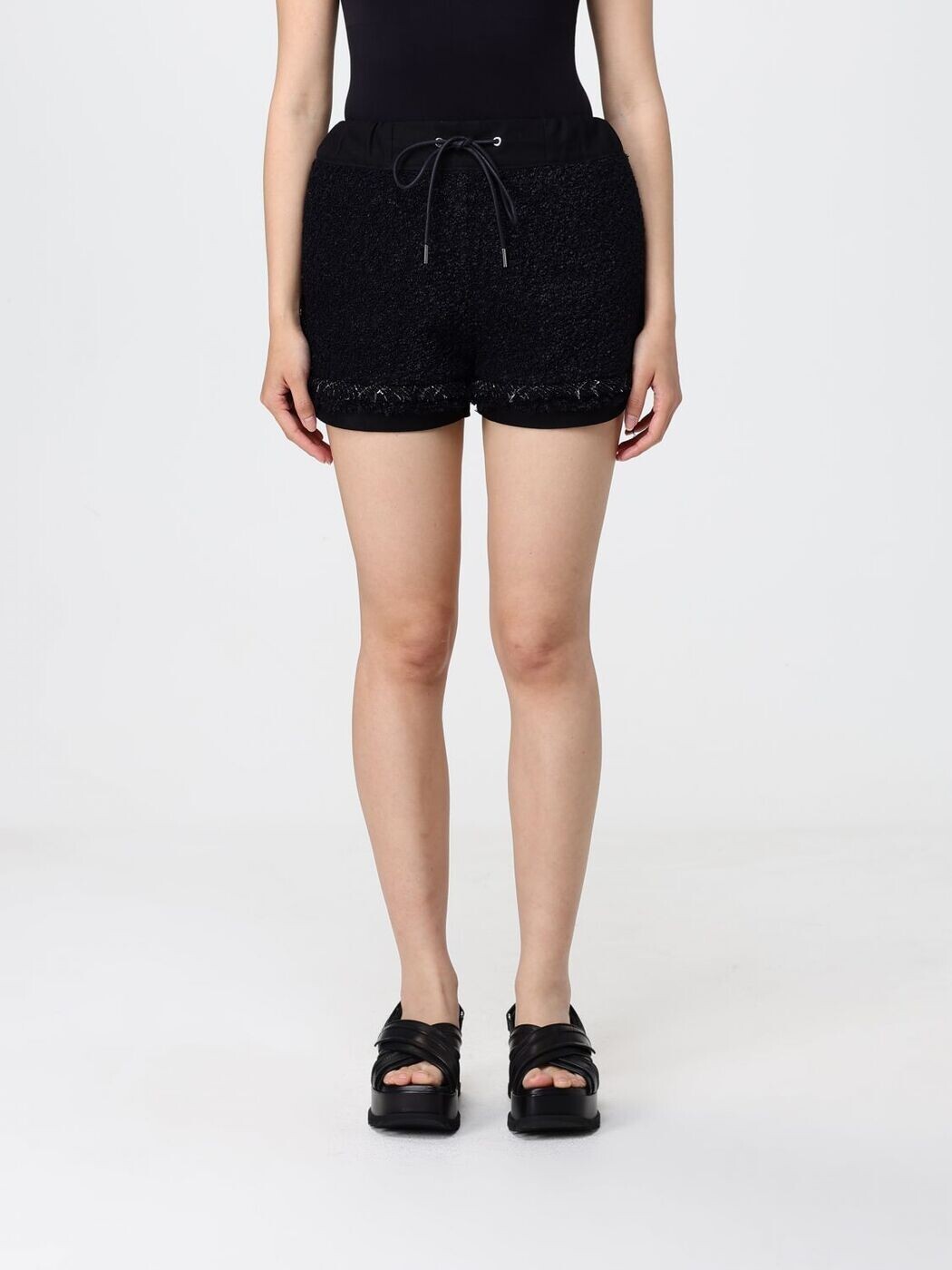 サカイ SACAI デニムショーツ ショーツ レディース ブラック Denim shorts 2608323 Black 関税 送料無料 2026SS gi|BRANDSHOP「il Tesoro」