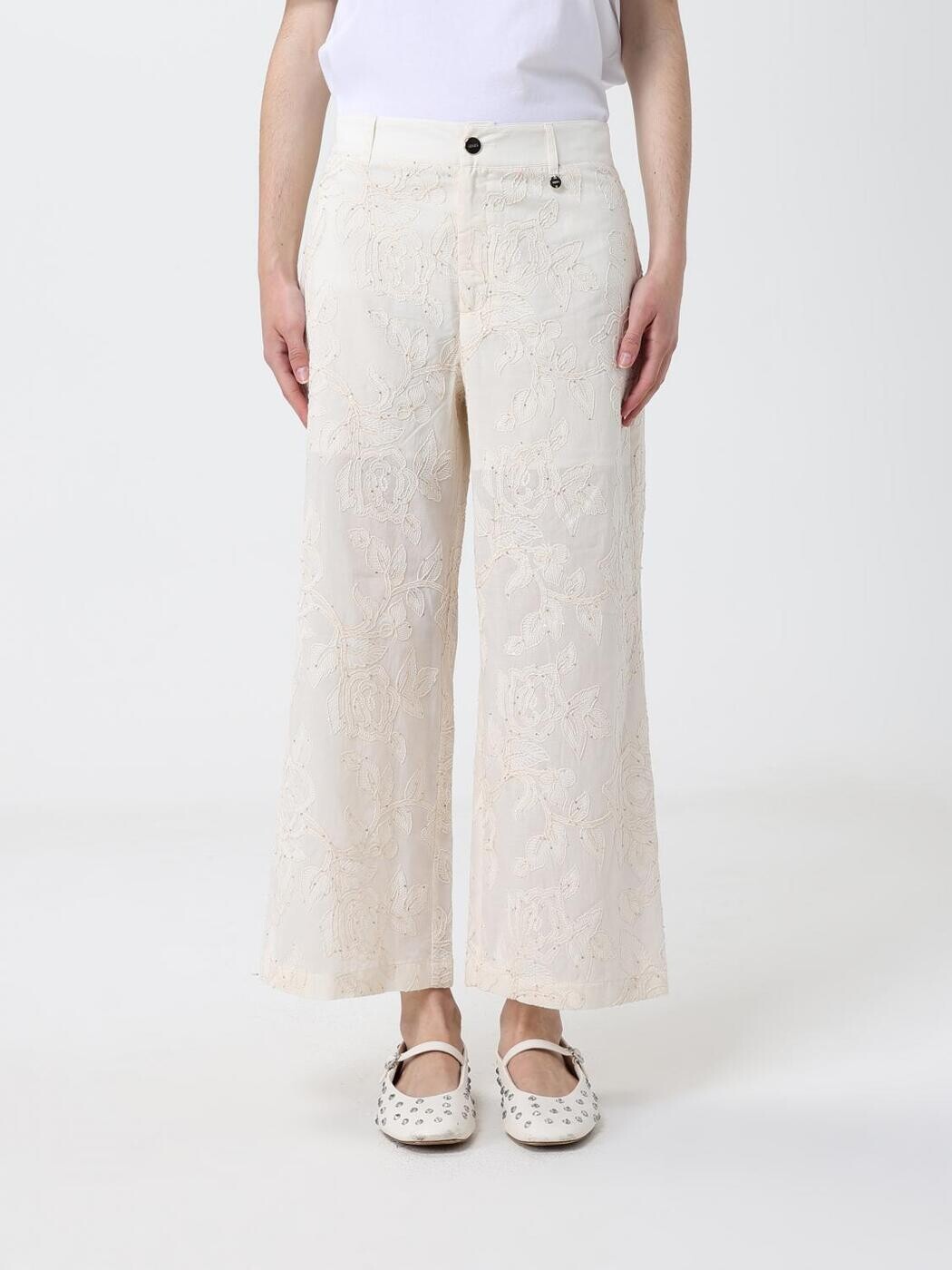 リュー ジョー LIU JO ズボン ズボン下 レディース Trousers WA6506T472A 関税 貨物輸送無料 2026SS gi