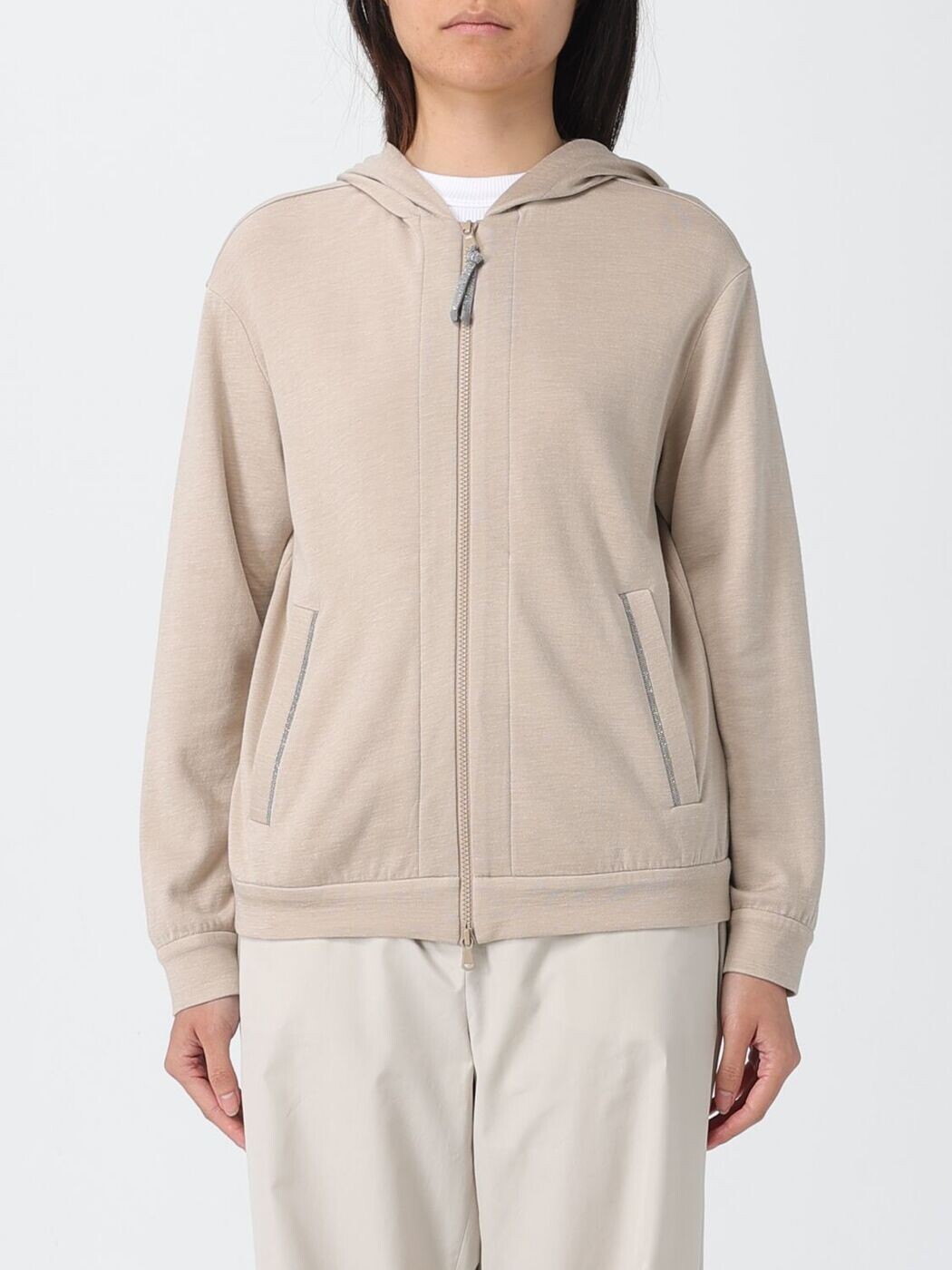 ブルネロクチネリ BRUNELLO CUCINELLI 調教師 レディース ベージュ Sweatshirts MD828SB806 関税 貨物輸送無料 2026SS gi