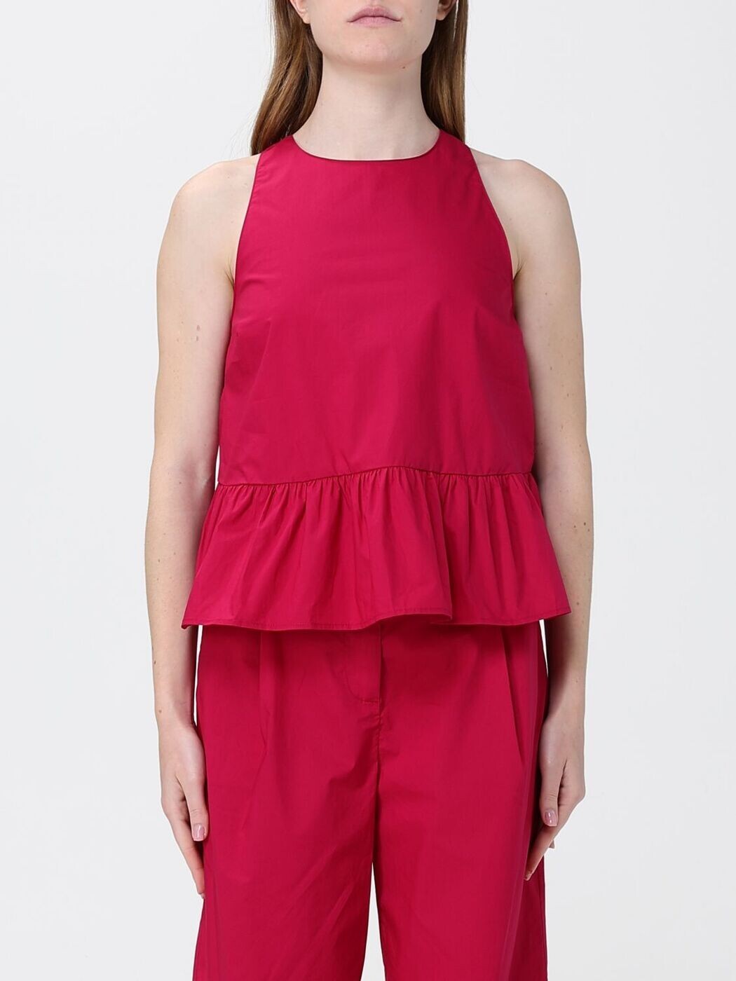 リュー ジョー LIU JO プルオーバー トップス レディース 赤いこと T-shirts and tops WA6365T4853 関税 貨物輸送無料 2026SS gi