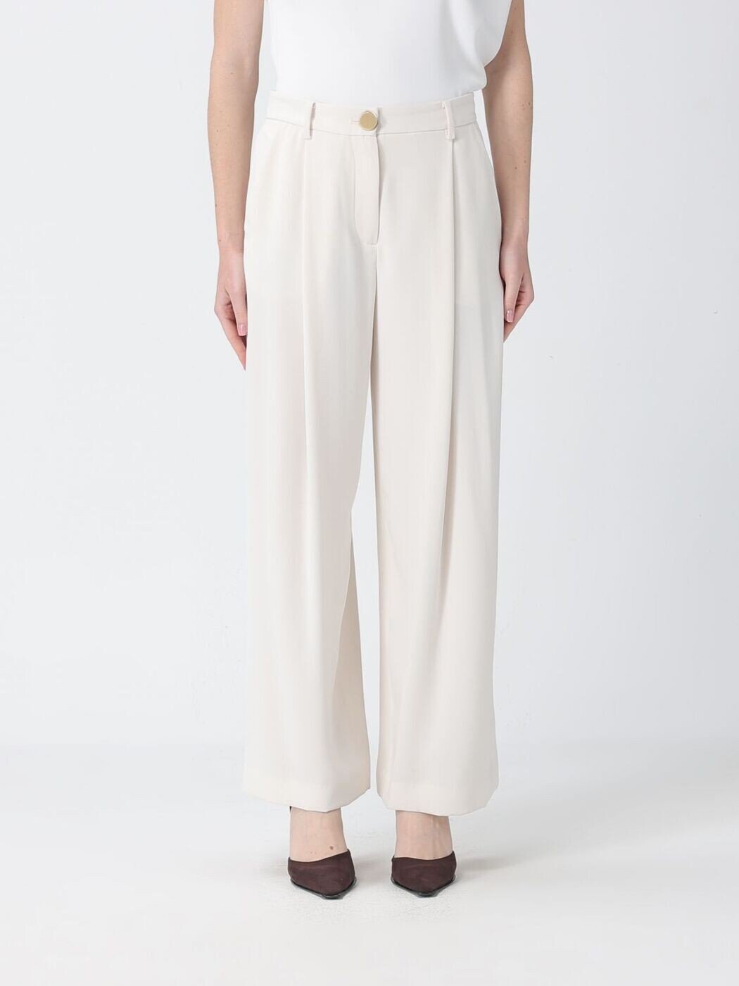 アルマーニ エクスチェンジ ARMANI EXCHANGE ズボン パンツ レディース Trousers XW001949AF21555 Yellow Cream 関税 送料無料 2026SS gi｜BRANDSHOP「il Tesoro」