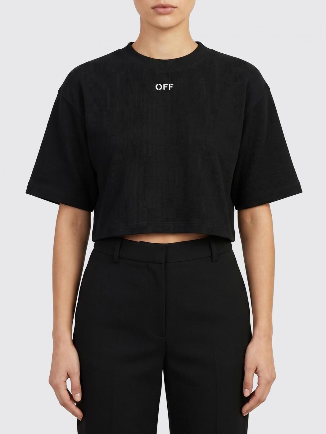 オフホワイト OFF WHITE ポロシャツ Tシャツ レディース T-shirts and polo shirts 2AA081C99JER004 Black 1 関税 送料無料 2026SS gi｜BRANDSHOP「il Tesoro」