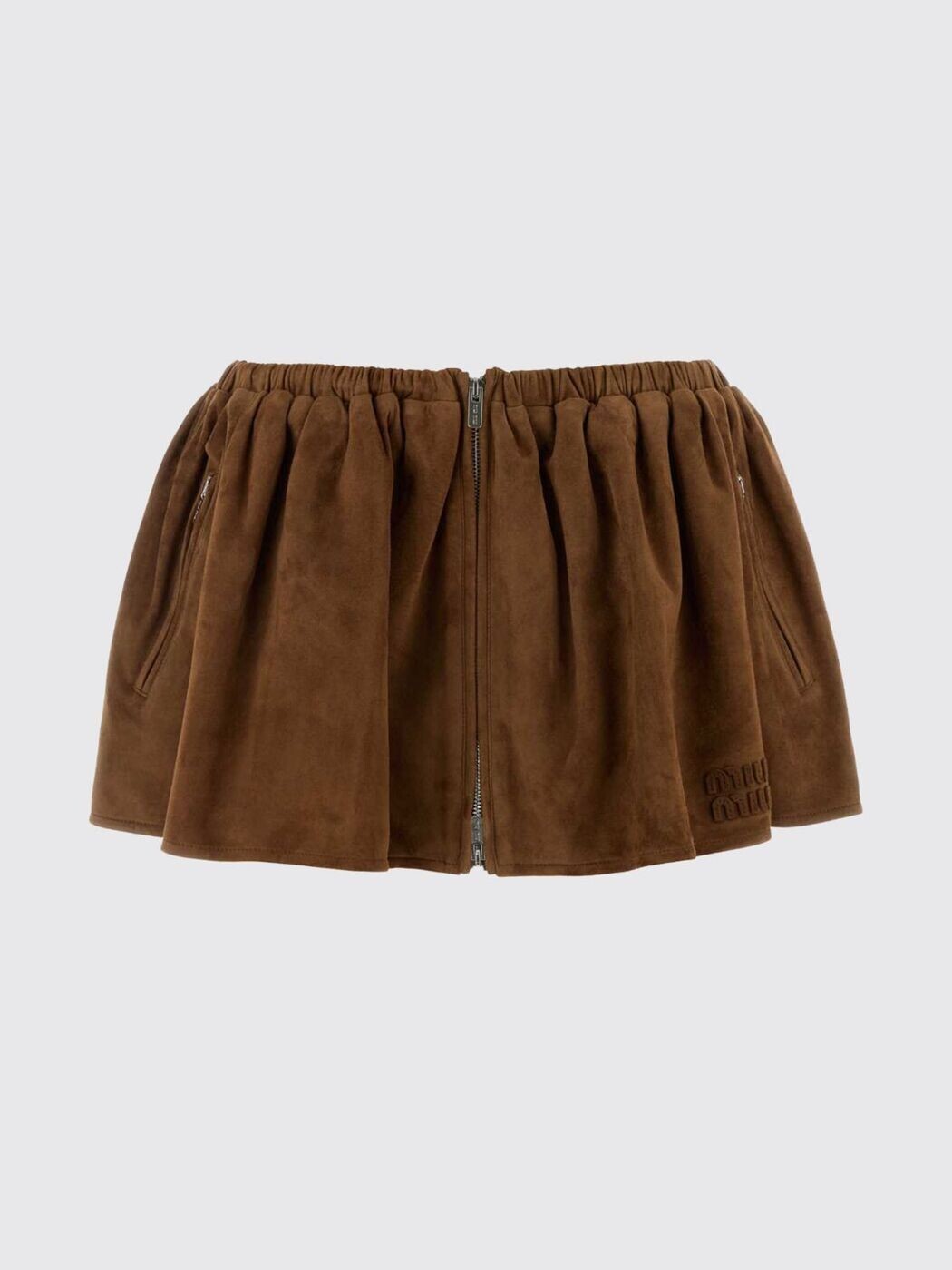 ミュウ ミュウ MIU MIU スコート レディース 赤銅色 Skirts MPD839SOOO19BY 関税 貨物輸送無料 2026SS gi