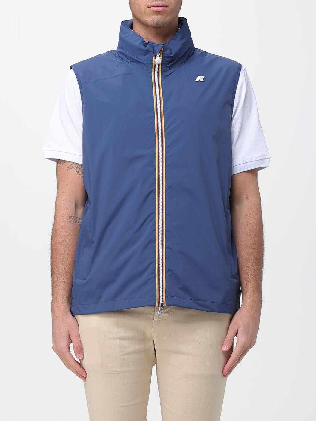 ケイ通い路 K-WAY ジレ より良い メンズ Vests K3123TW 関税 貨物輸送無料 2026SS gi